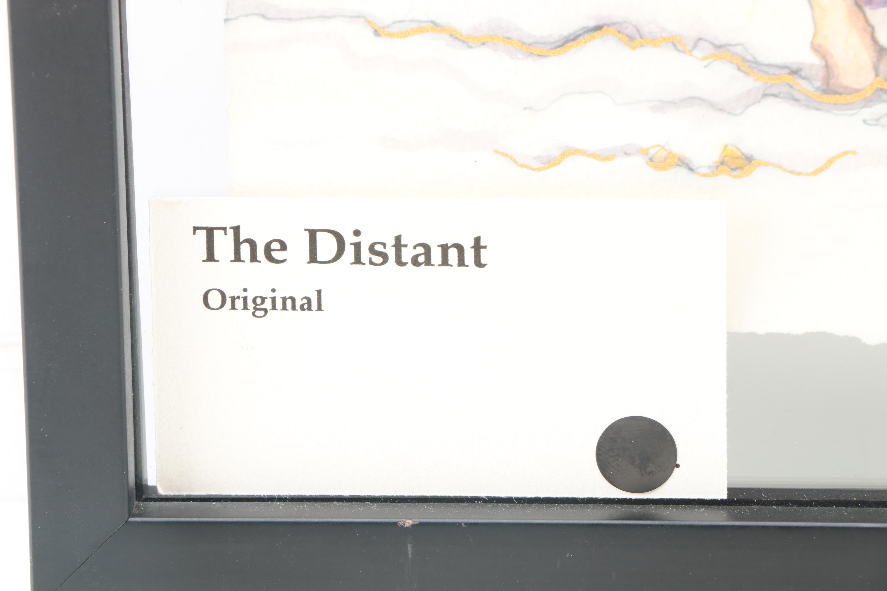 C. L. Cunningham Mixed Media Watercolor and Ink on Paper "The Distant