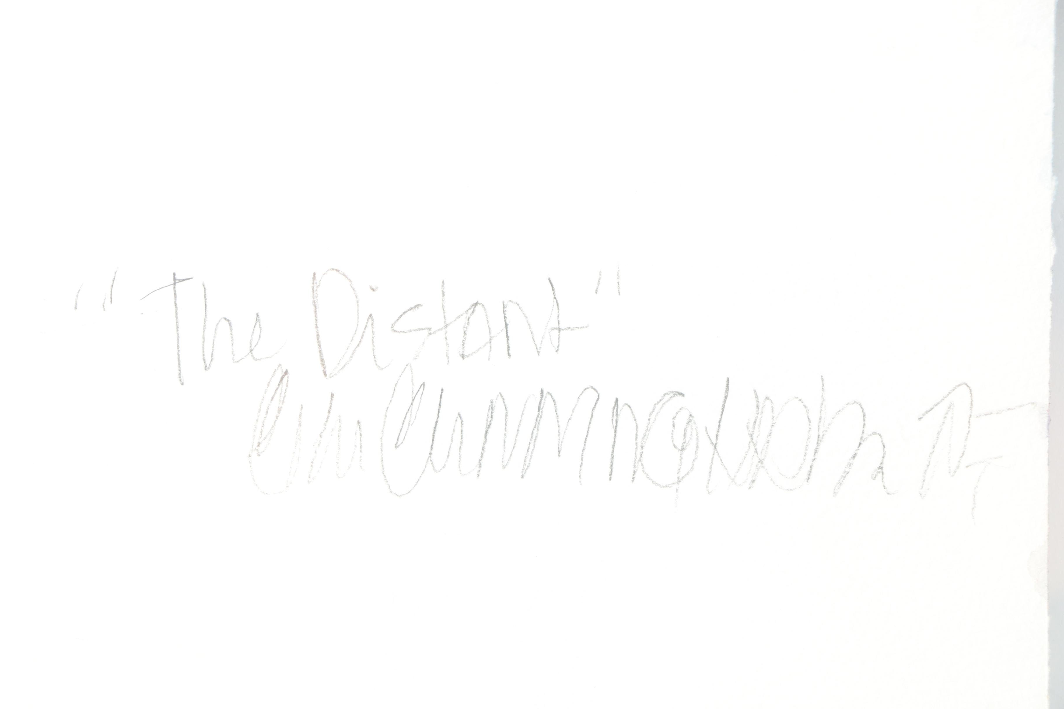 C. L. Cunningham Mixed Media Watercolor and Ink on Paper "The Distant