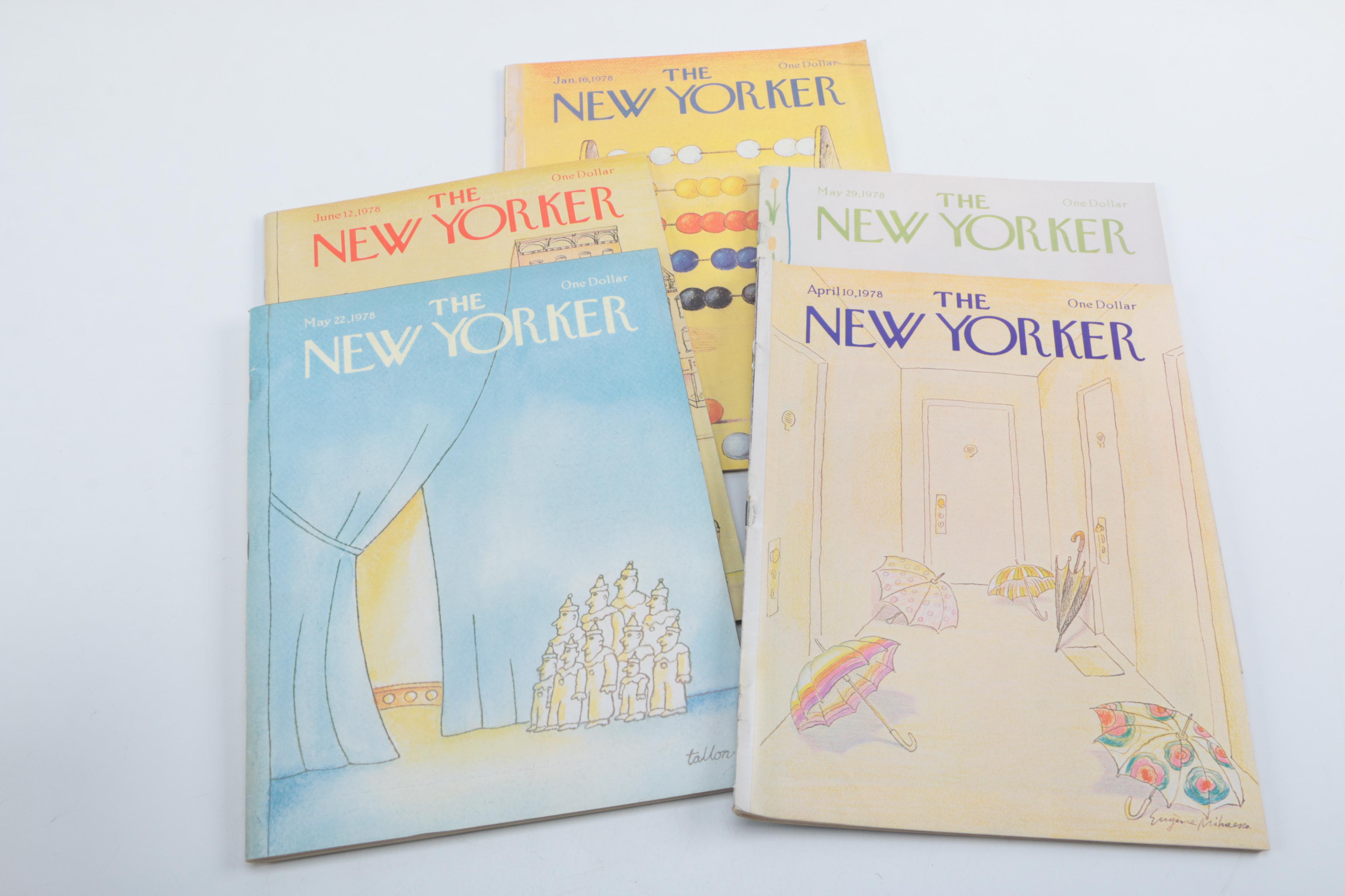 1970s-1990s "The New Yorker" Magazine Issues
