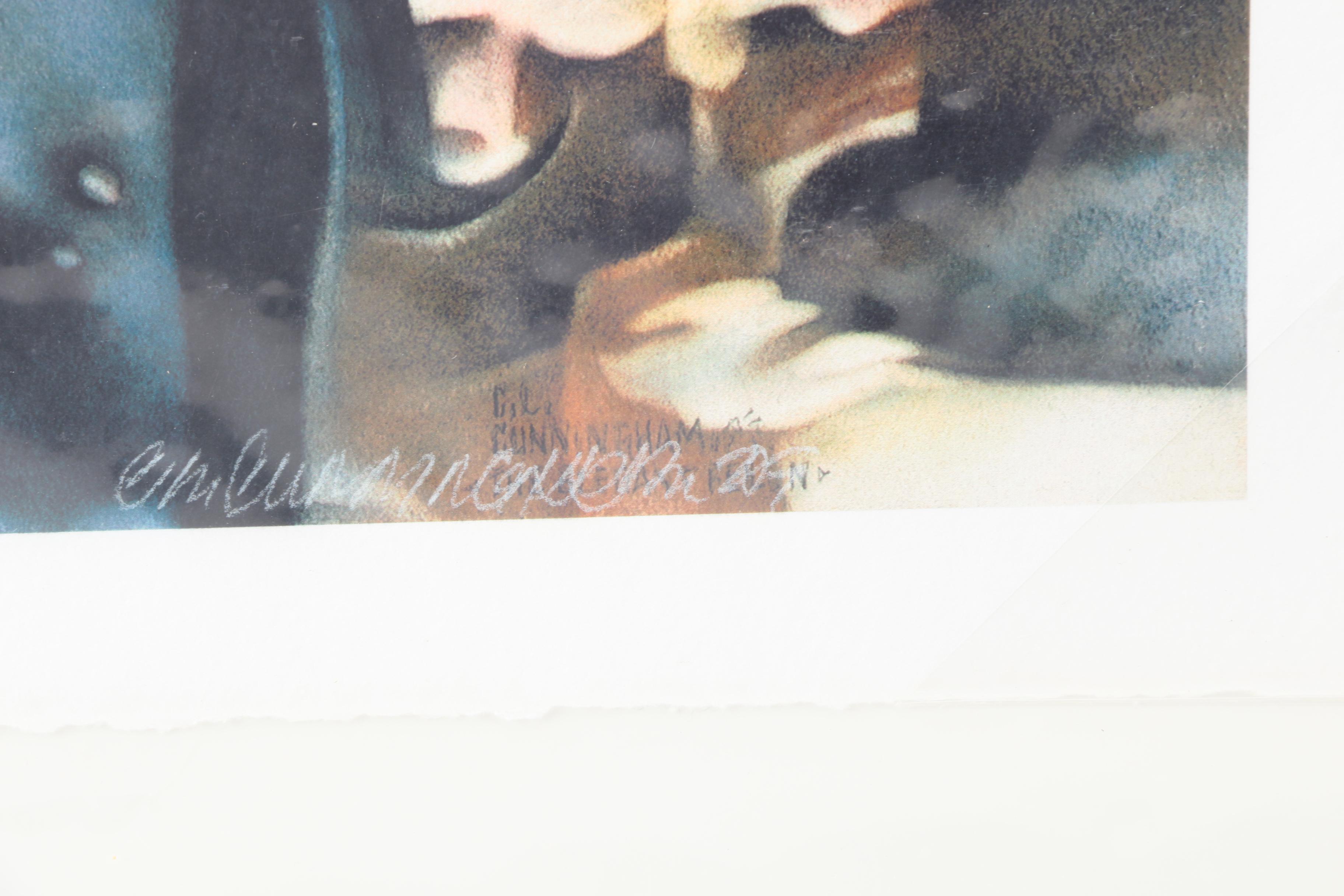 C. L. Cunningham Limited Edition on Somerset Giclee Prints of Bar Room Scenes