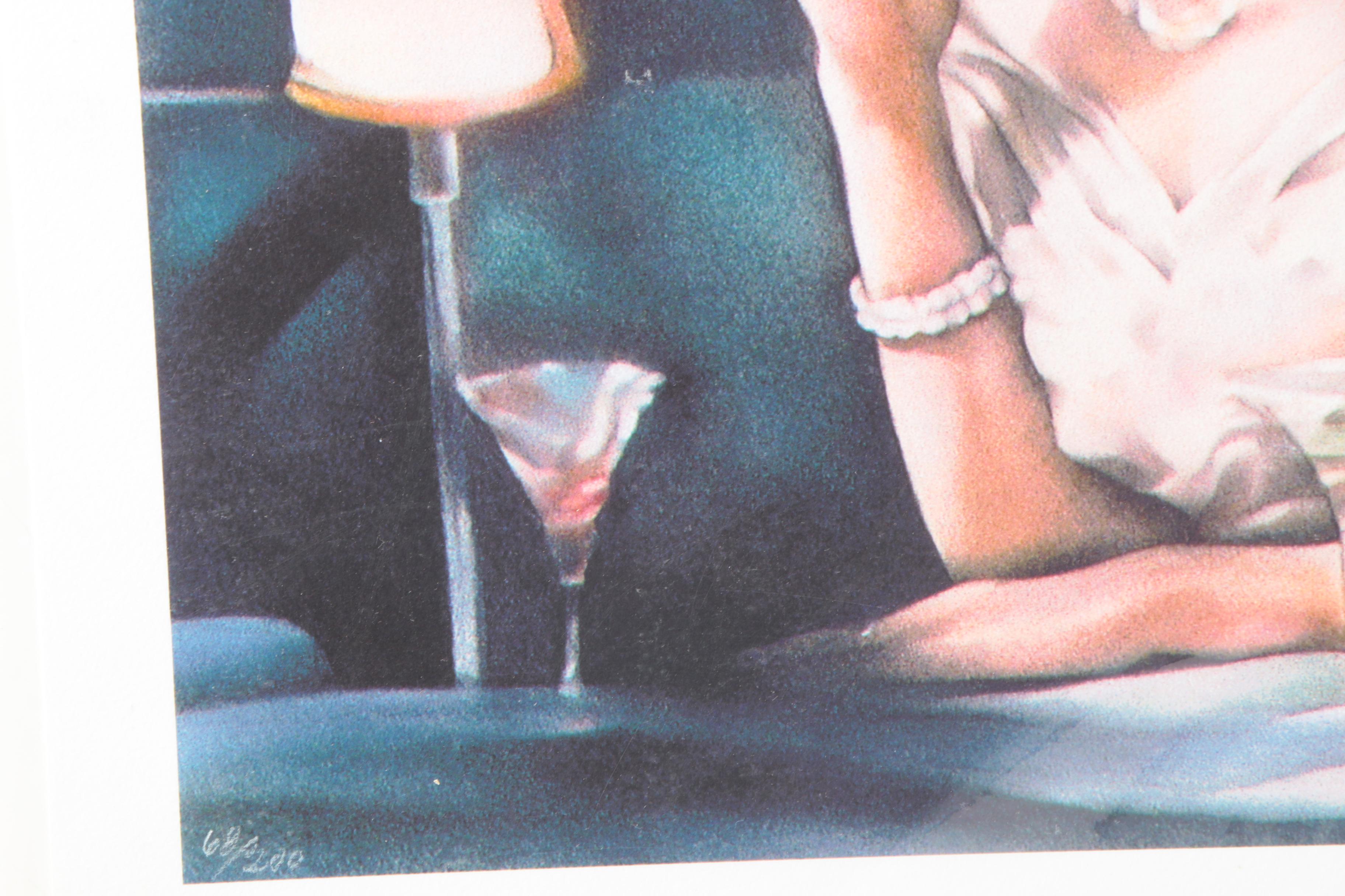 C. L. Cunningham Limited Edition on Somerset Giclee Prints of Bar Room Scenes