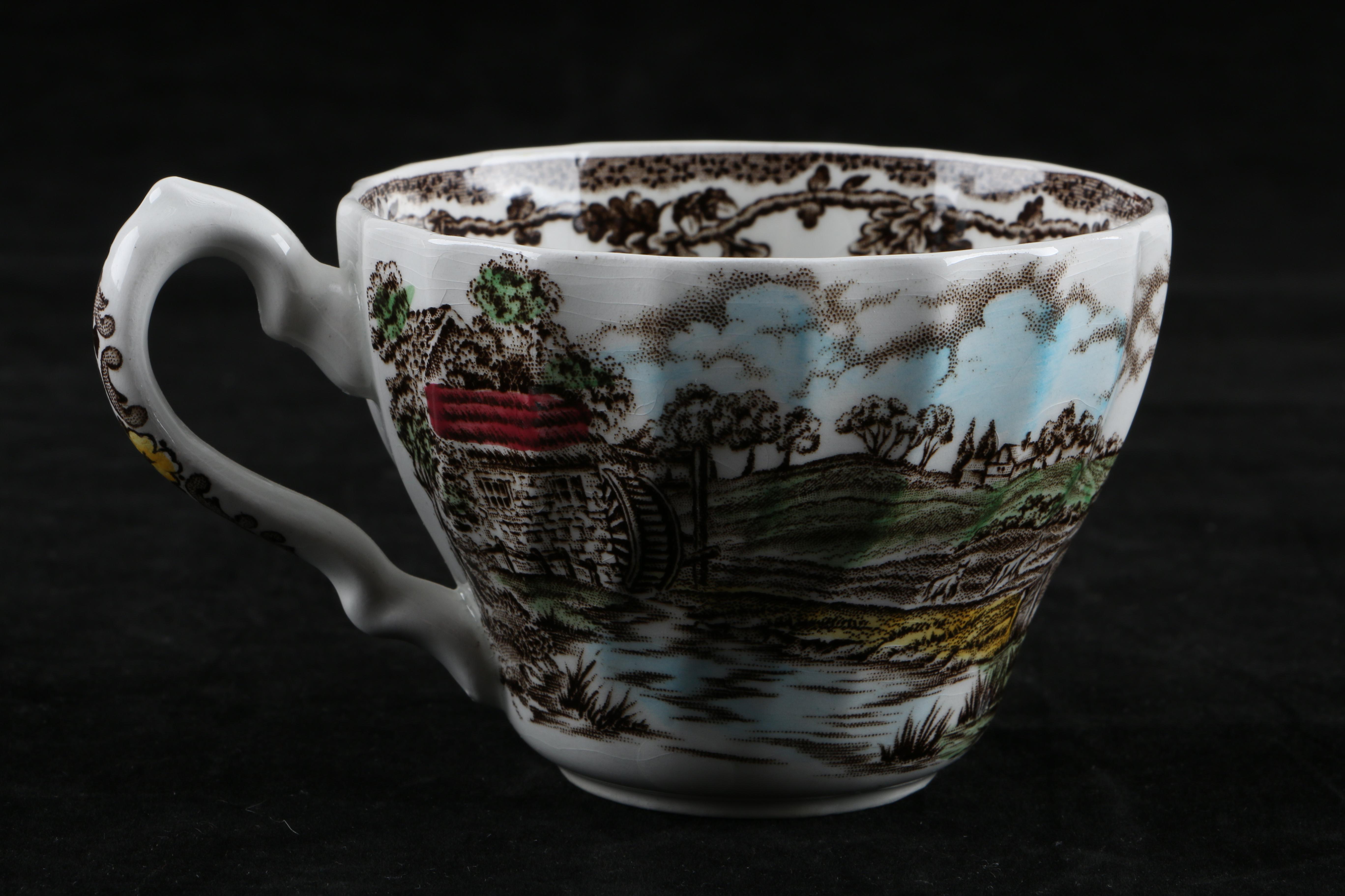 Vintage Myotts "Country Life" China Teacups