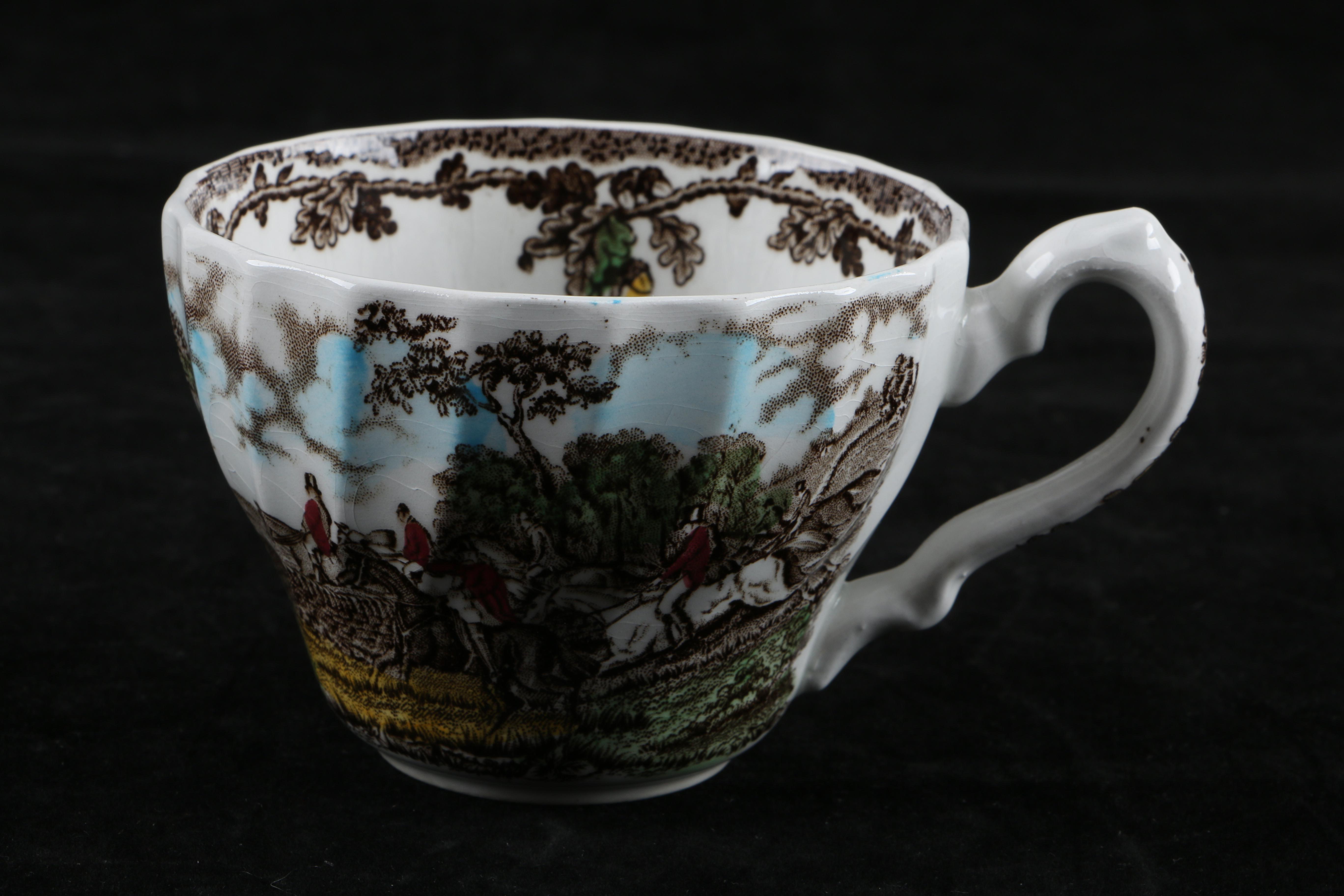 Vintage Myotts "Country Life" China Teacups