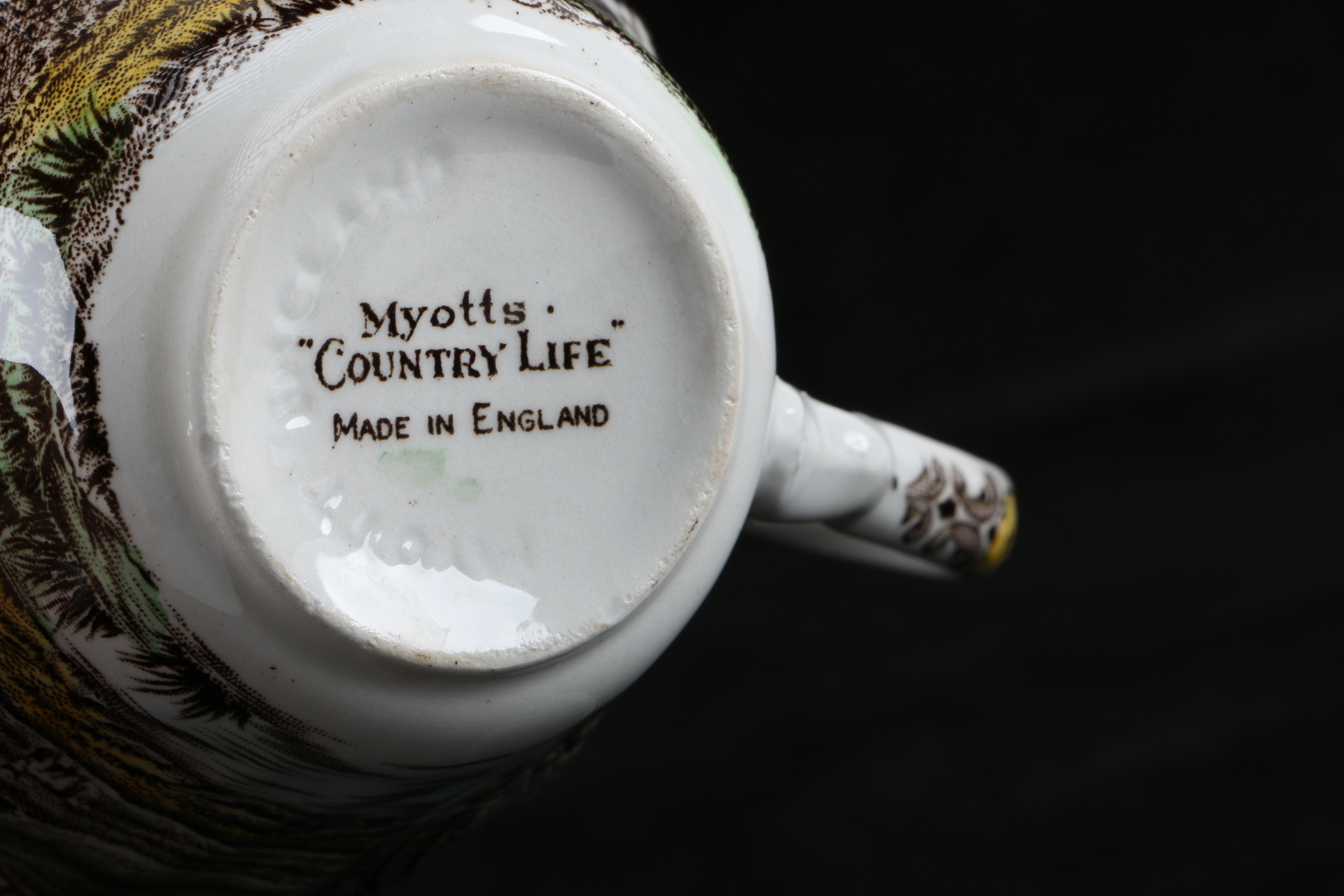 Vintage Myotts "Country Life" China Teacups