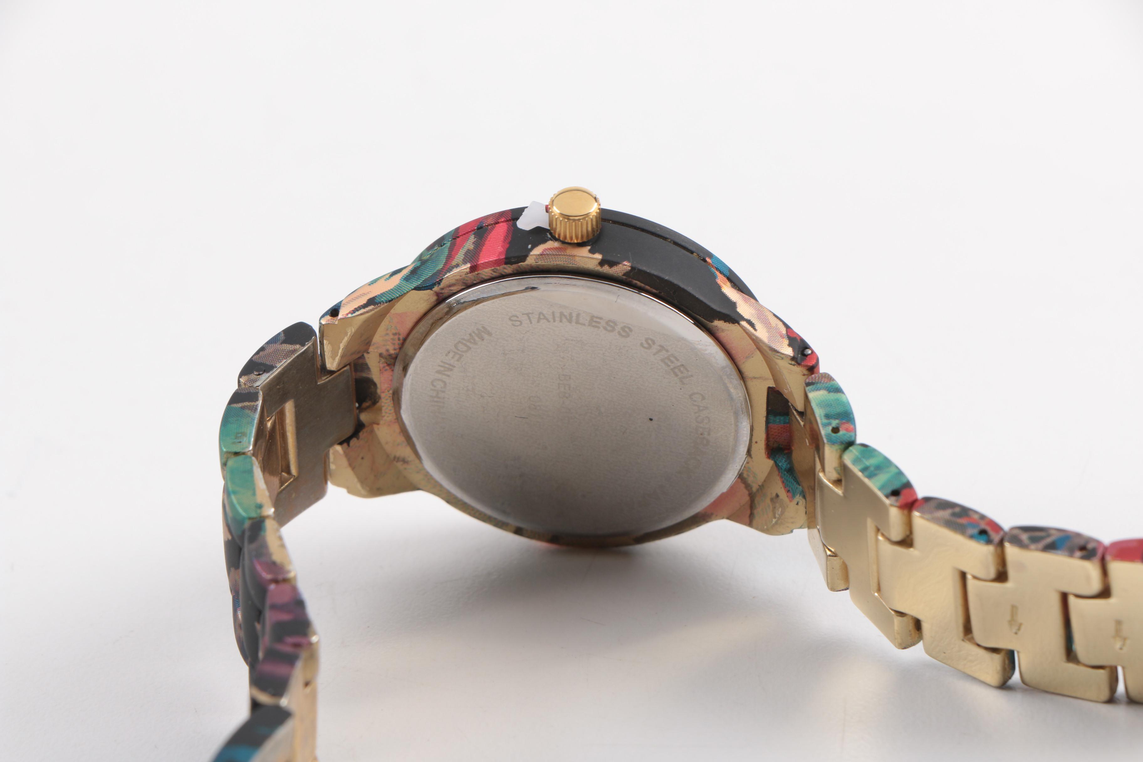 Bracelets and Watch With Rose Quartz and Aventurine