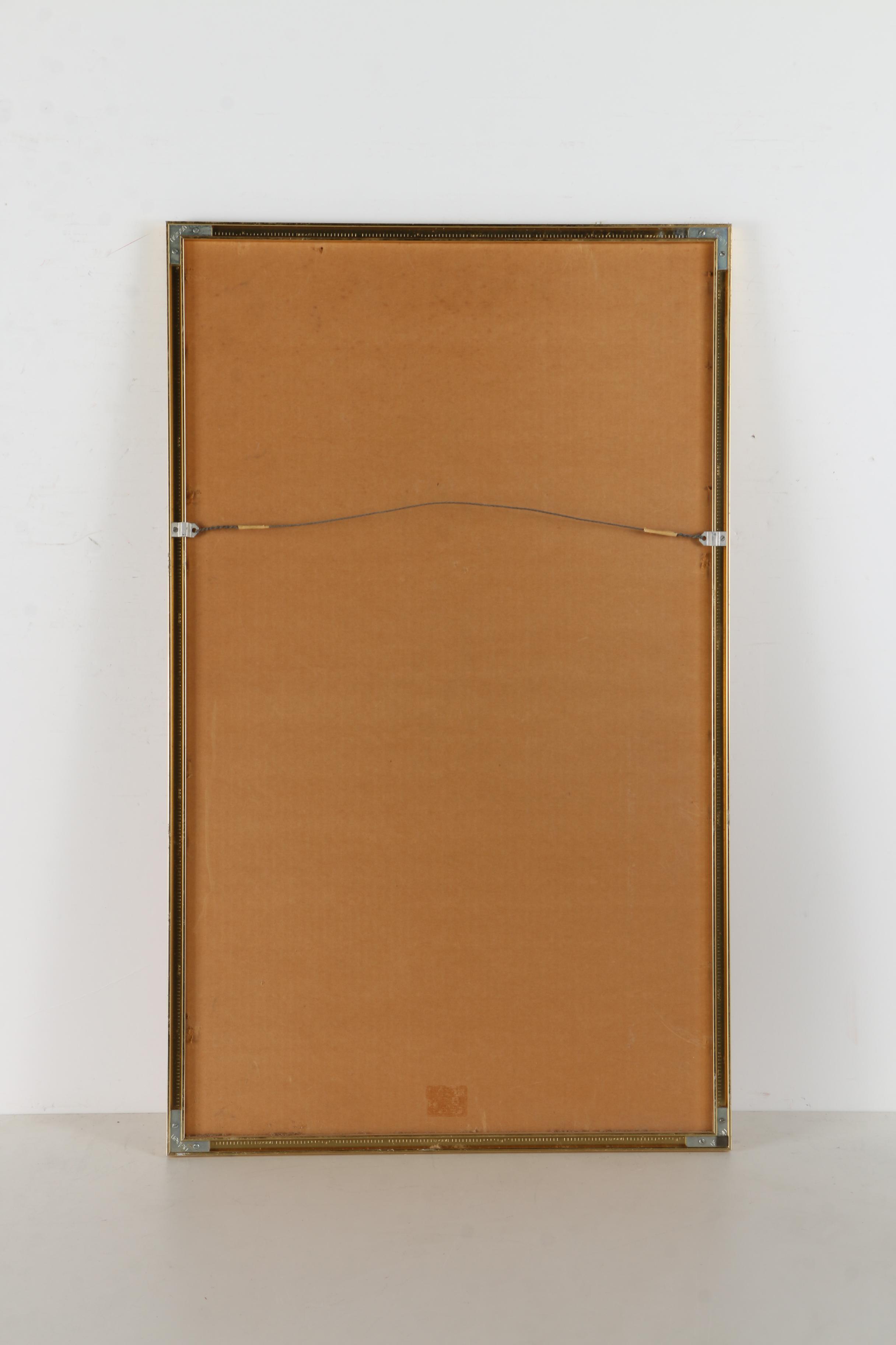 C.L. Cunningham Vintage Artist's Proof Serigraph "The Original Mardi Gras, Mobile, 1984"