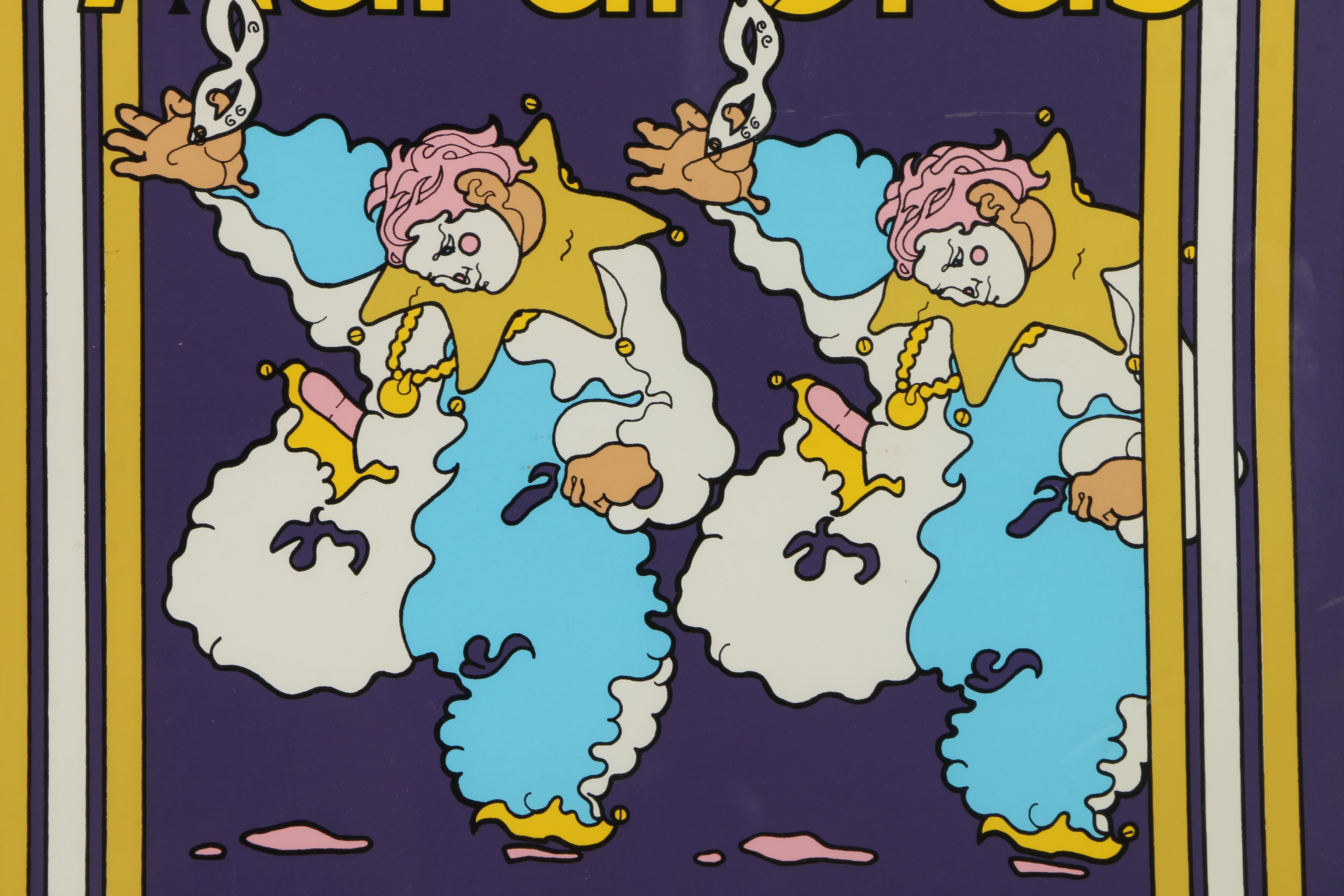 C.L. Cunningham Artist Proof Serigraph on Paper for "The Original Mardi Gras, Mobile 1982"