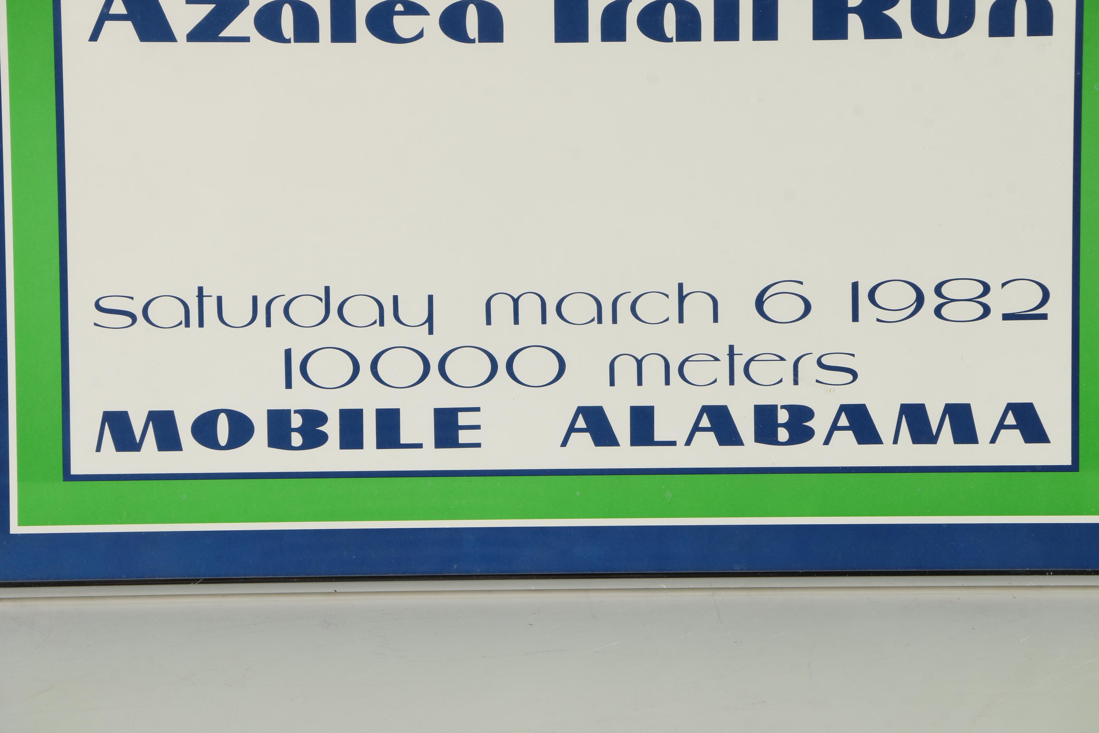 After C.L. Cunningham Vintage Print for the Mobile, Alabama "Azalea Trail Run"