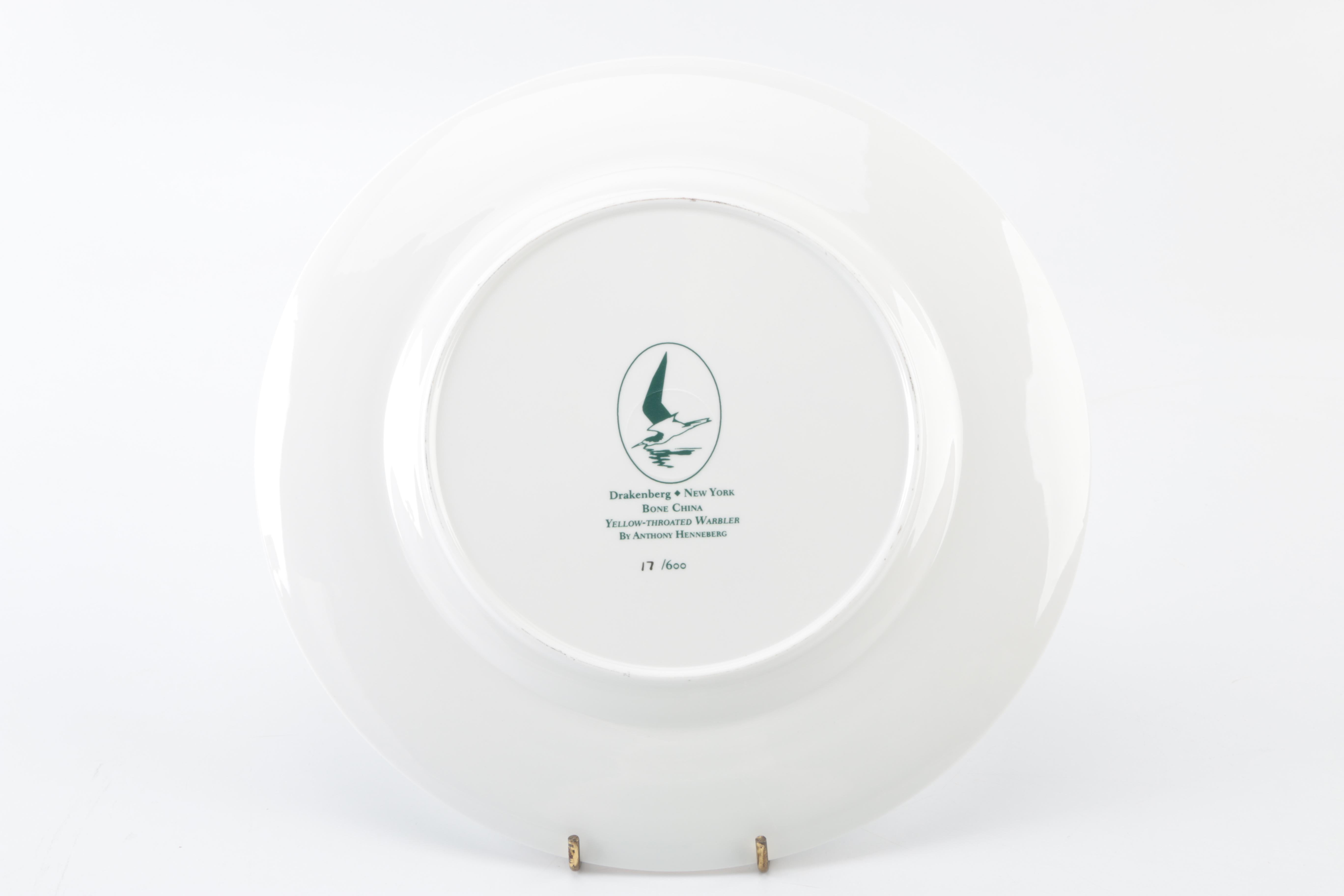 Anthony Henneberg for Drakenberg Limited Edition Warbler Plates