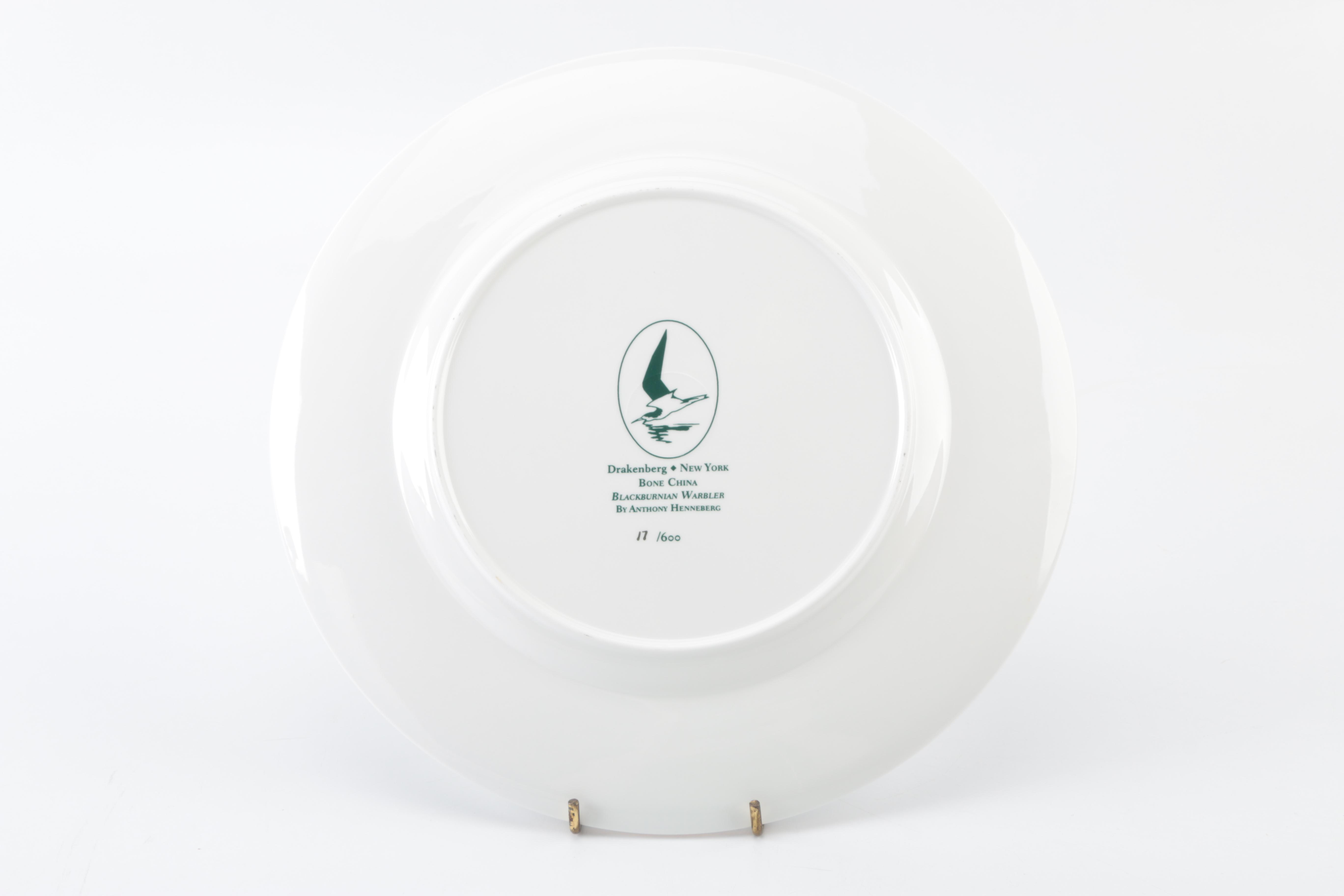 Anthony Henneberg for Drakenberg Limited Edition Warbler Plates