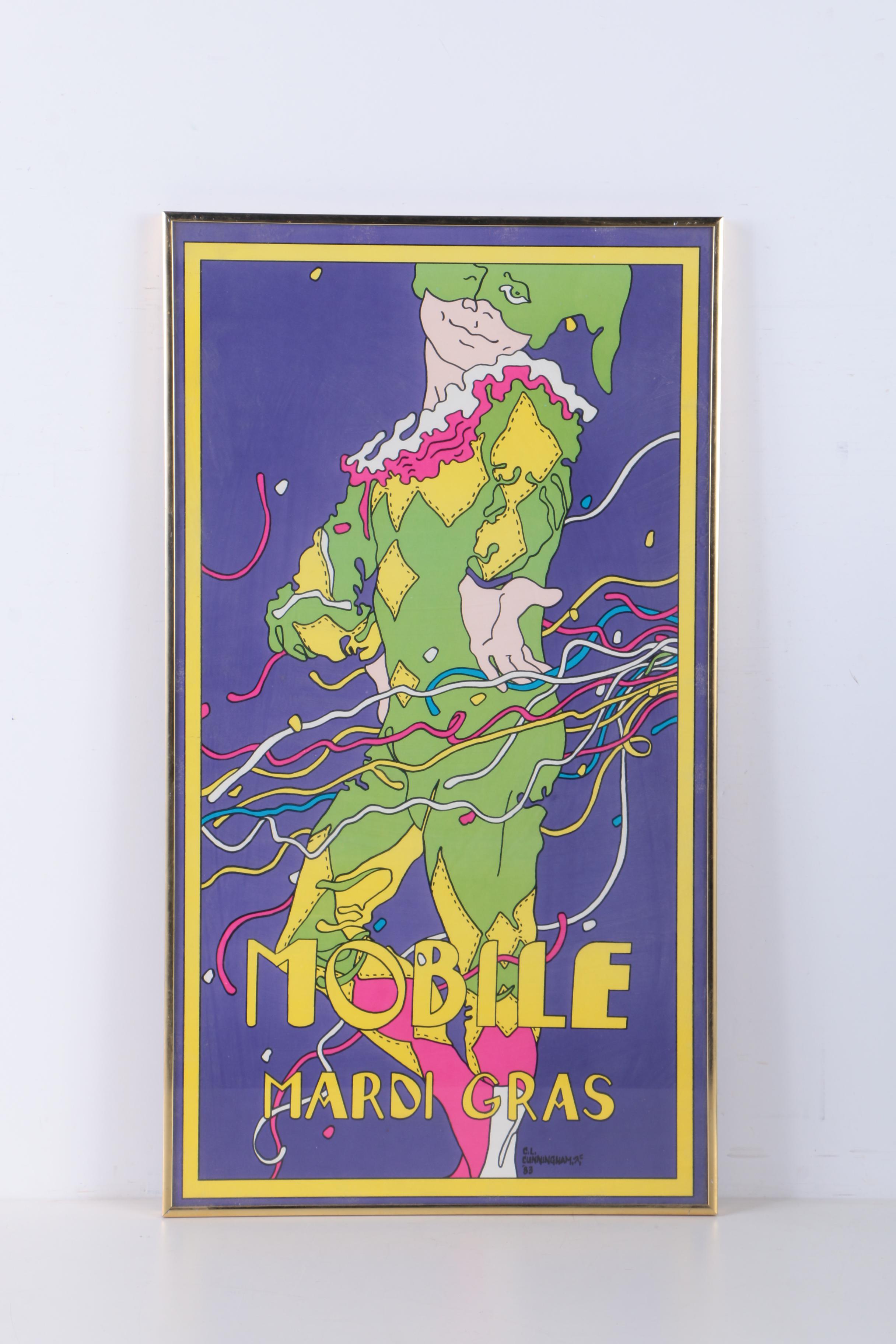 C.L. Cunningham Print for Mobile, Alabama