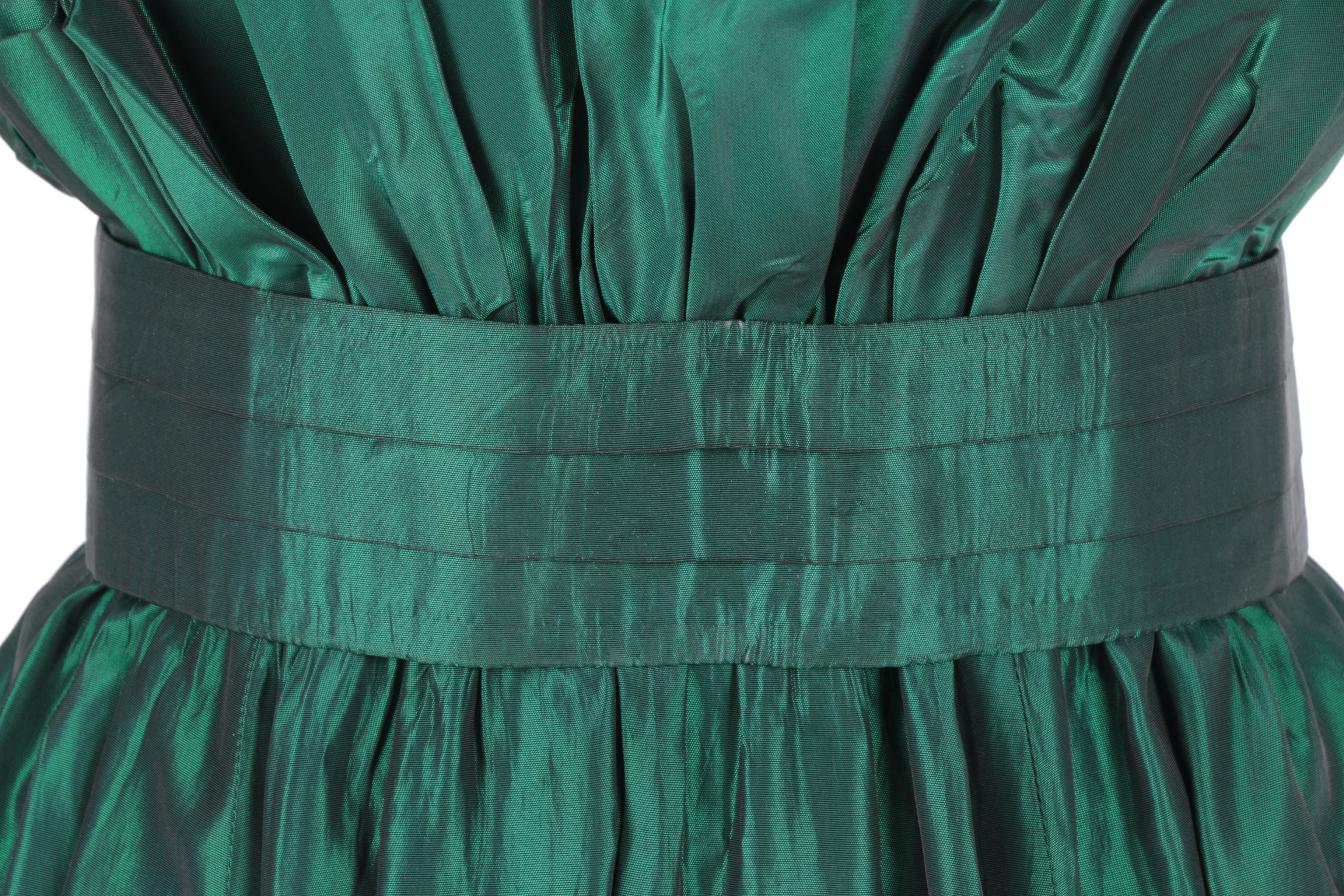 Vintage Strapless Taffeta Gown Worn by C.L. Cunningham