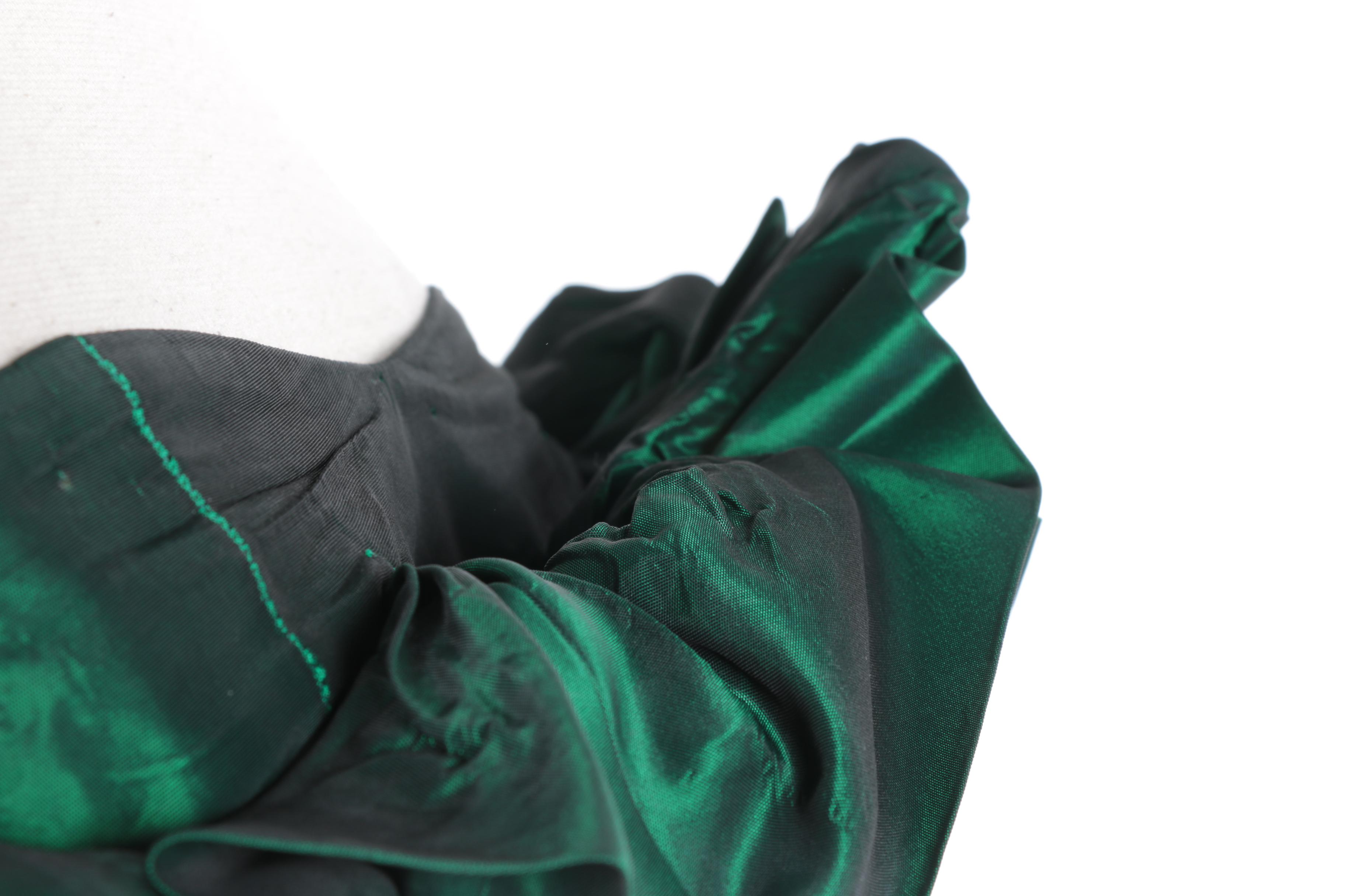 Vintage Strapless Taffeta Gown Worn by C.L. Cunningham