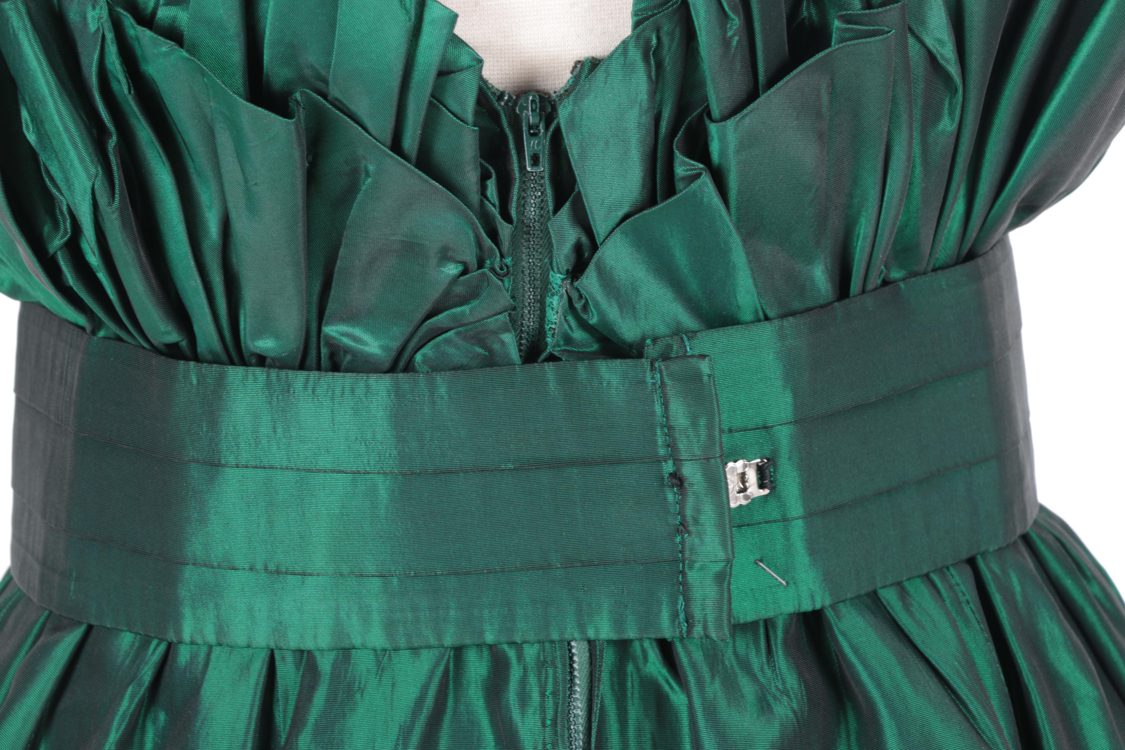 Vintage Strapless Taffeta Gown Worn by C.L. Cunningham