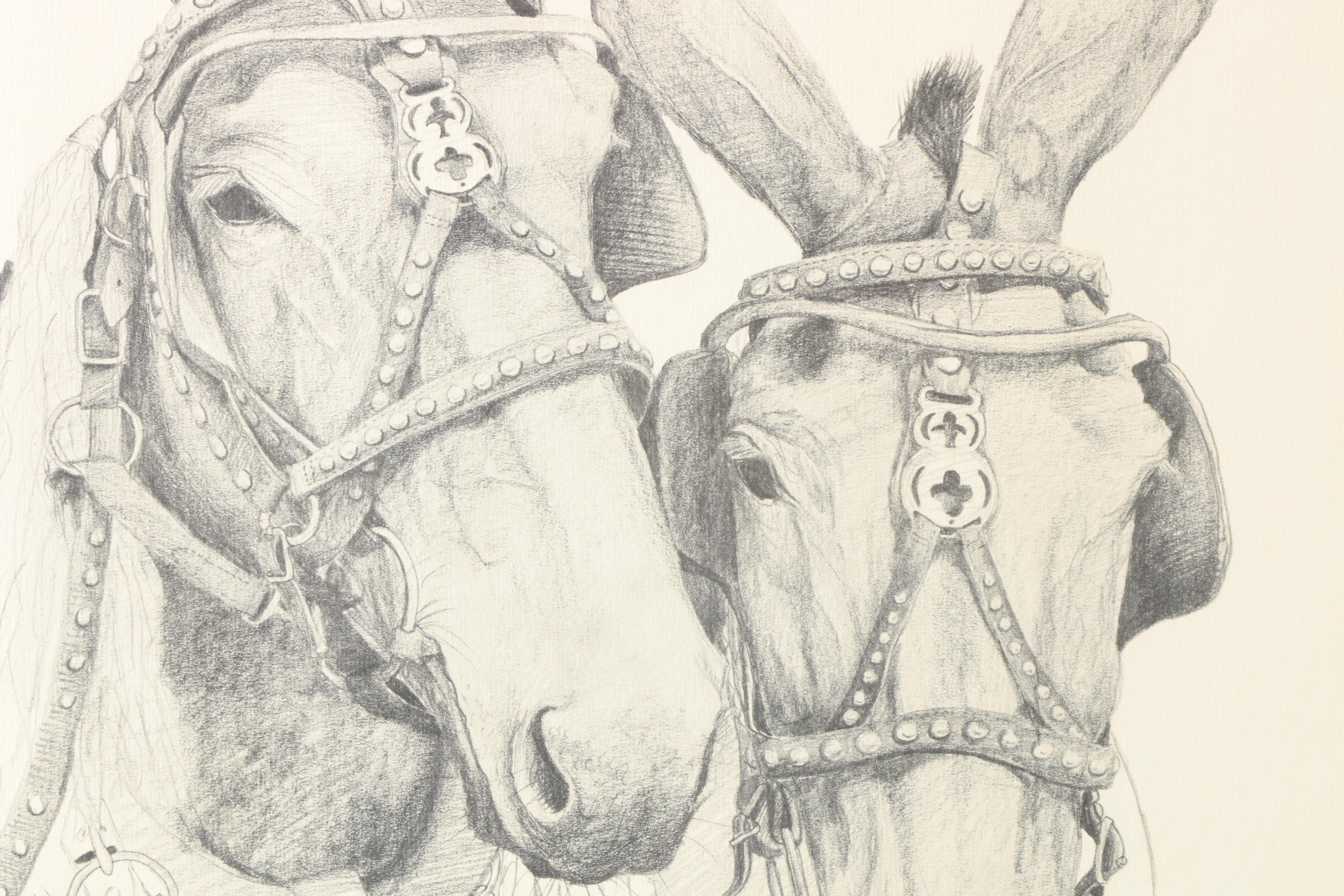 Offset Lithographic Reproduction after Bonnie Shields "Tennessee Mule"