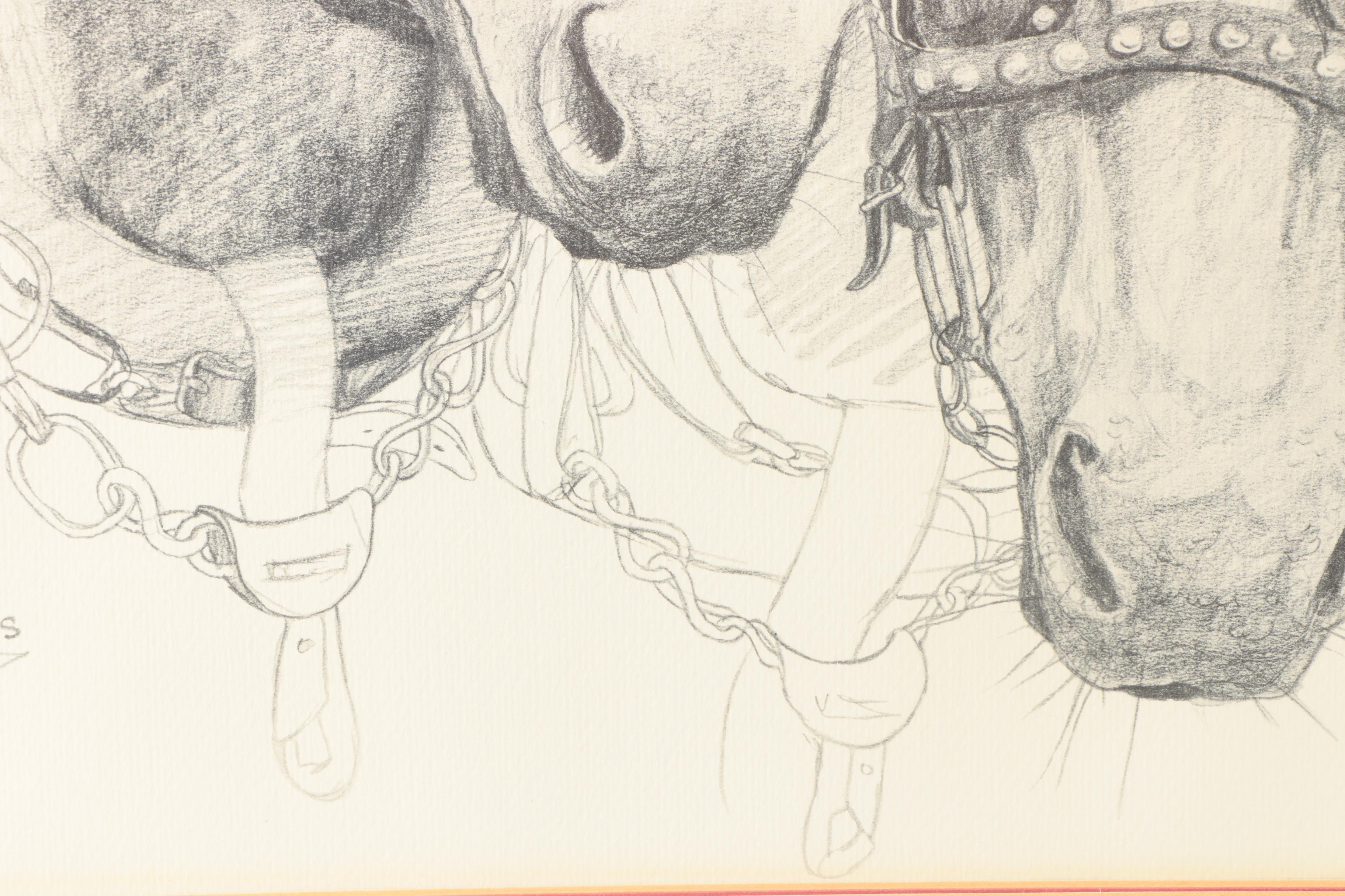 Offset Lithographic Reproduction after Bonnie Shields "Tennessee Mule"