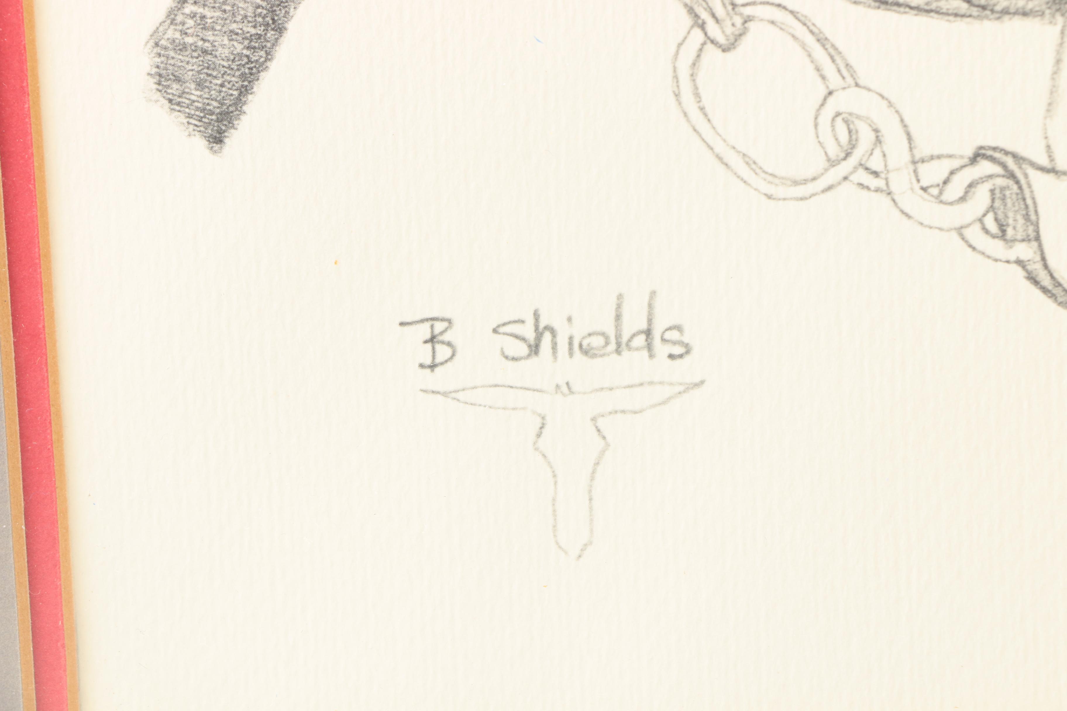 Offset Lithographic Reproduction after Bonnie Shields "Tennessee Mule"