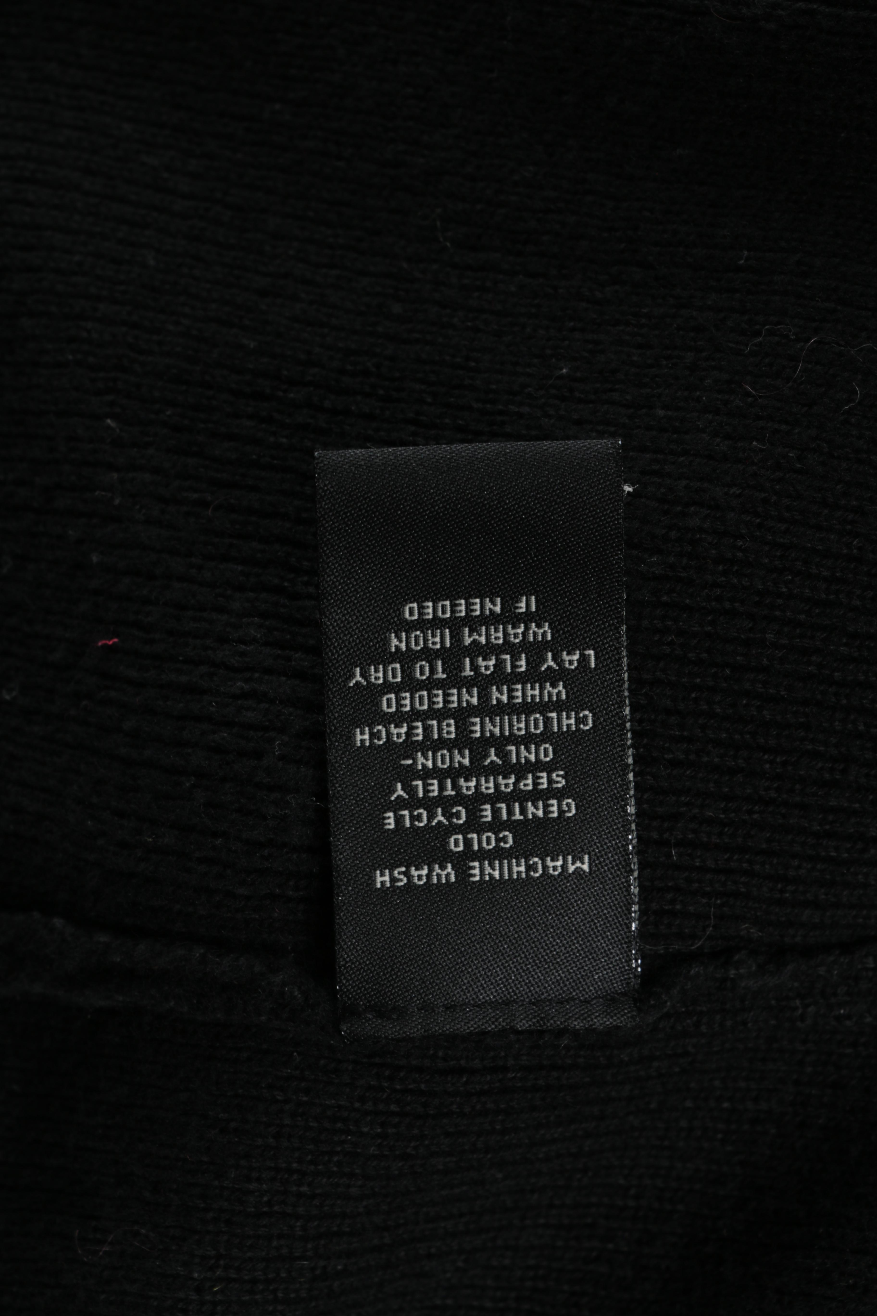 Polo Jeans Company Women's Quarter Zip Black Sweater