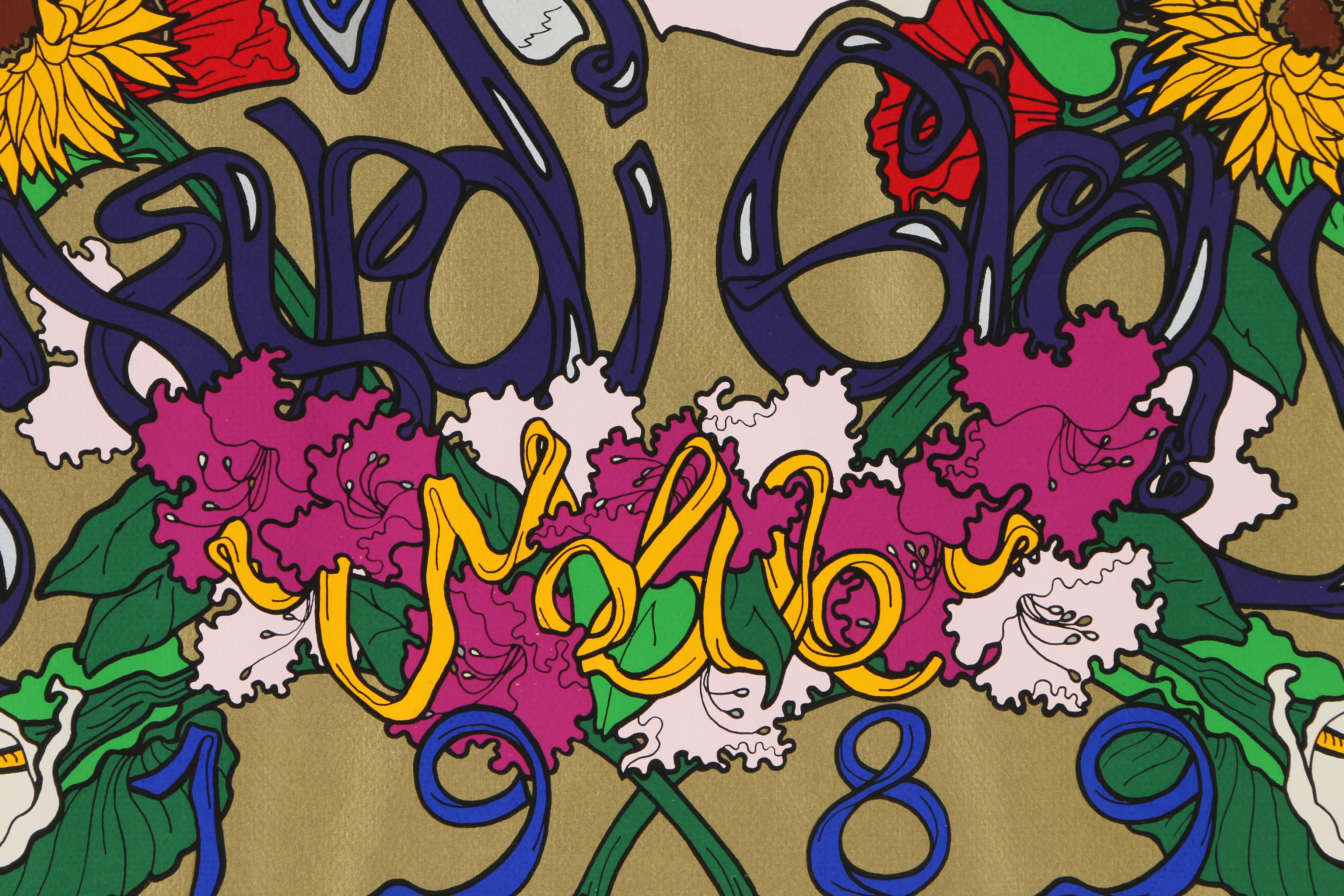 C.L. Cunningham Vintage Artist's Proof Serigraph "The Original Mardi Gras, Mobile, 1989"