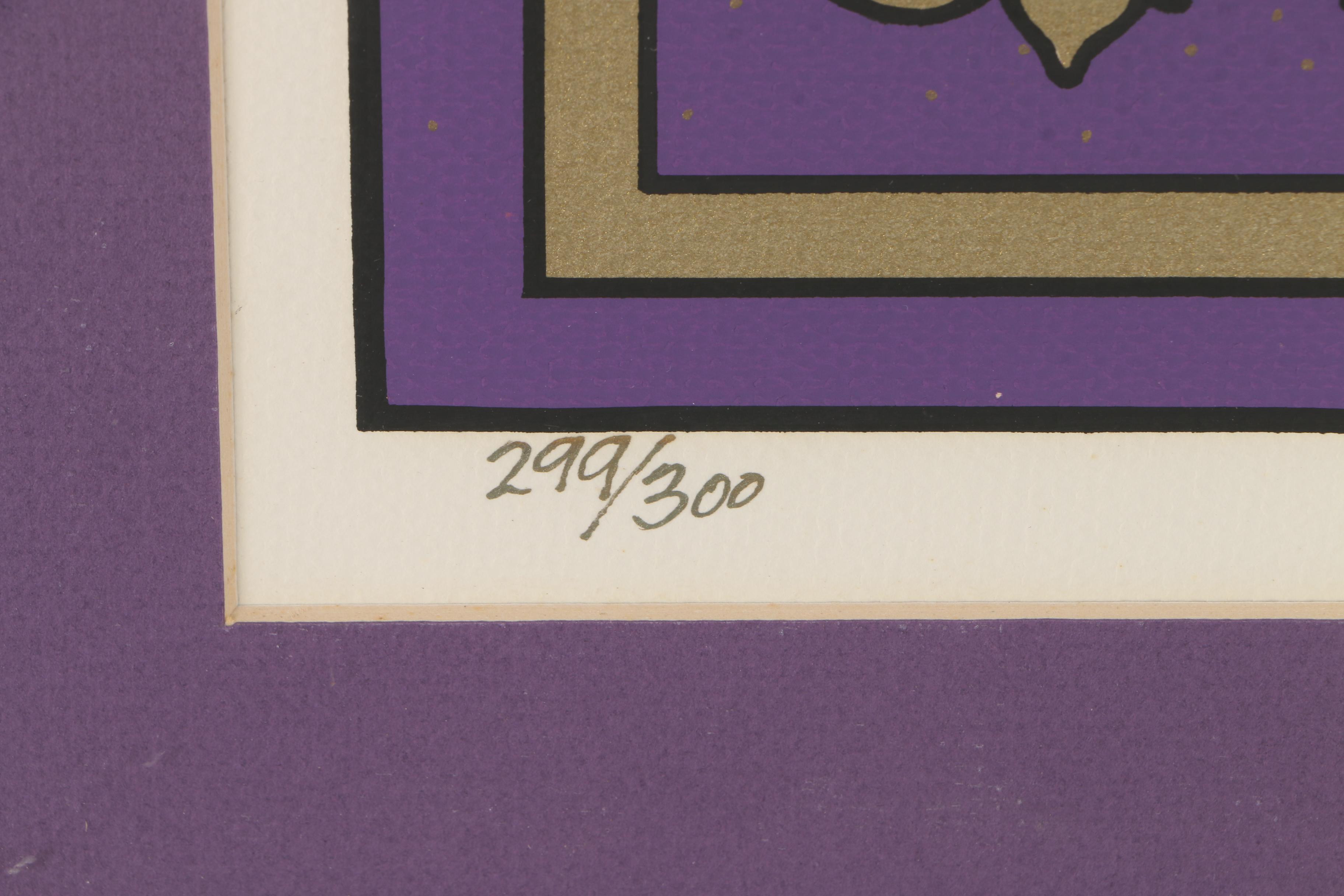 C.L. Cunningham 1991 Limited Edition Serigraph "The Original Mardi Gras, Mobile, Tradition"