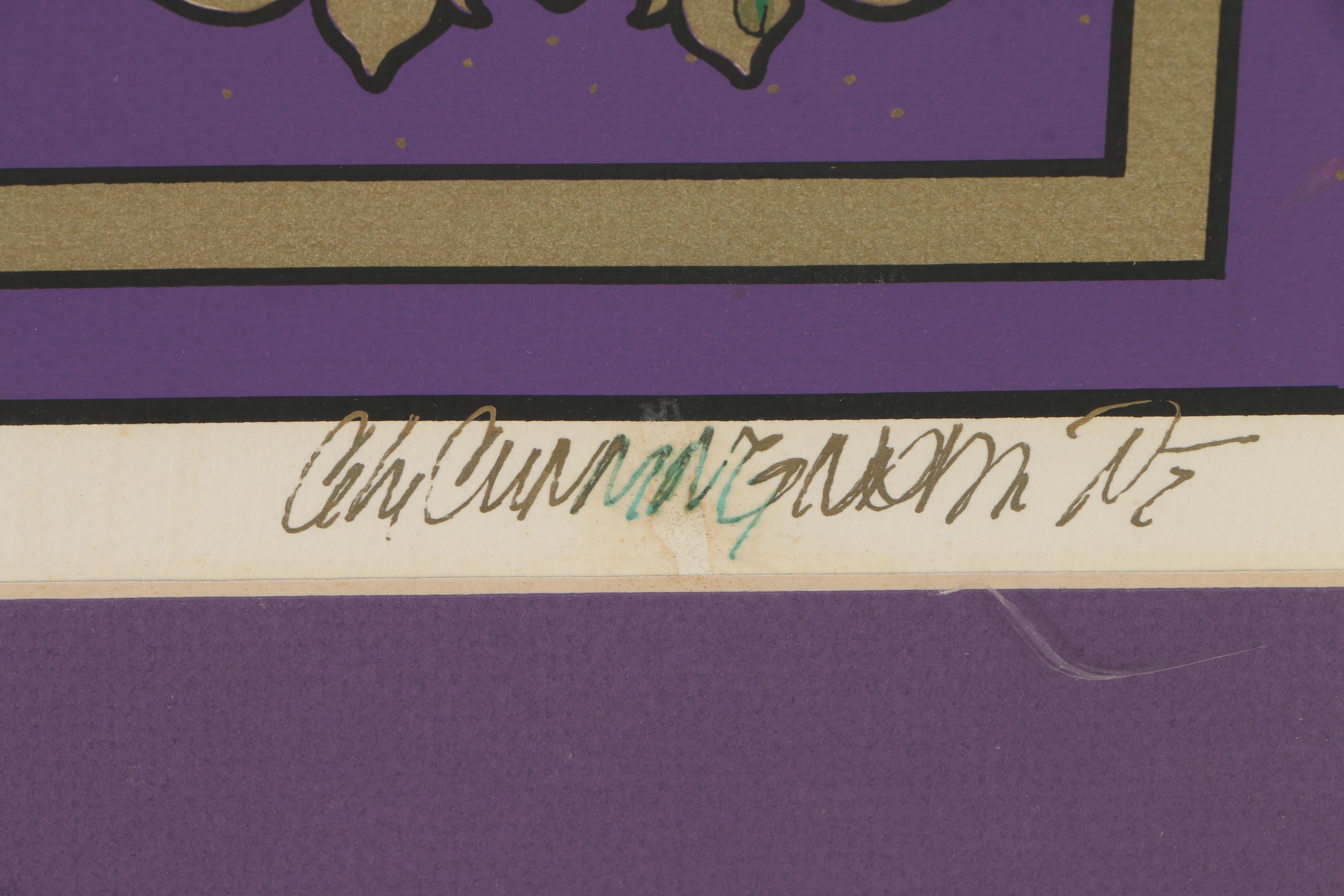 C.L. Cunningham 1991 Limited Edition Serigraph "The Original Mardi Gras, Mobile, Tradition"