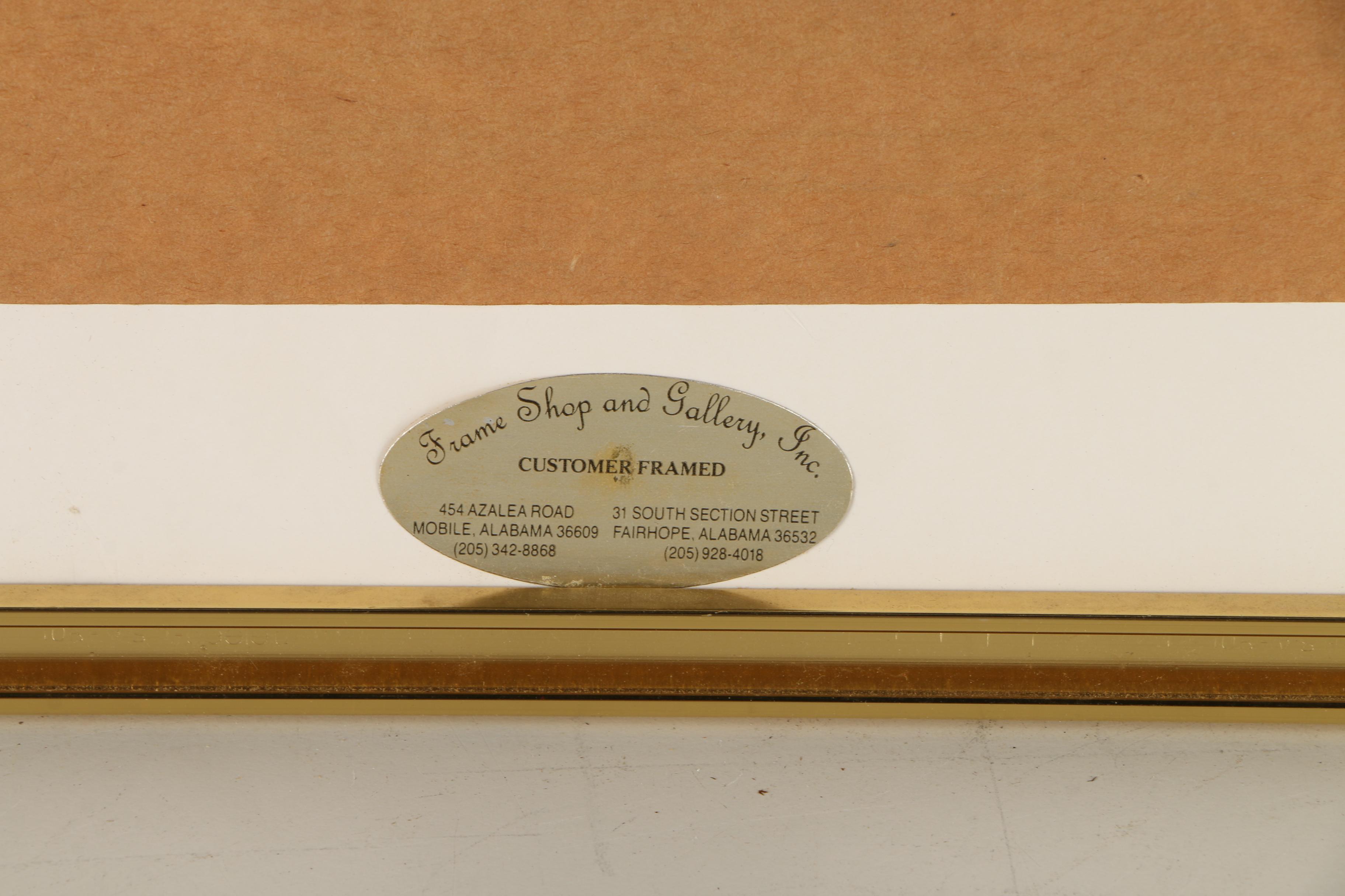 C.L. Cunningham 1991 Limited Edition Serigraph "The Original Mardi Gras, Mobile, Tradition"