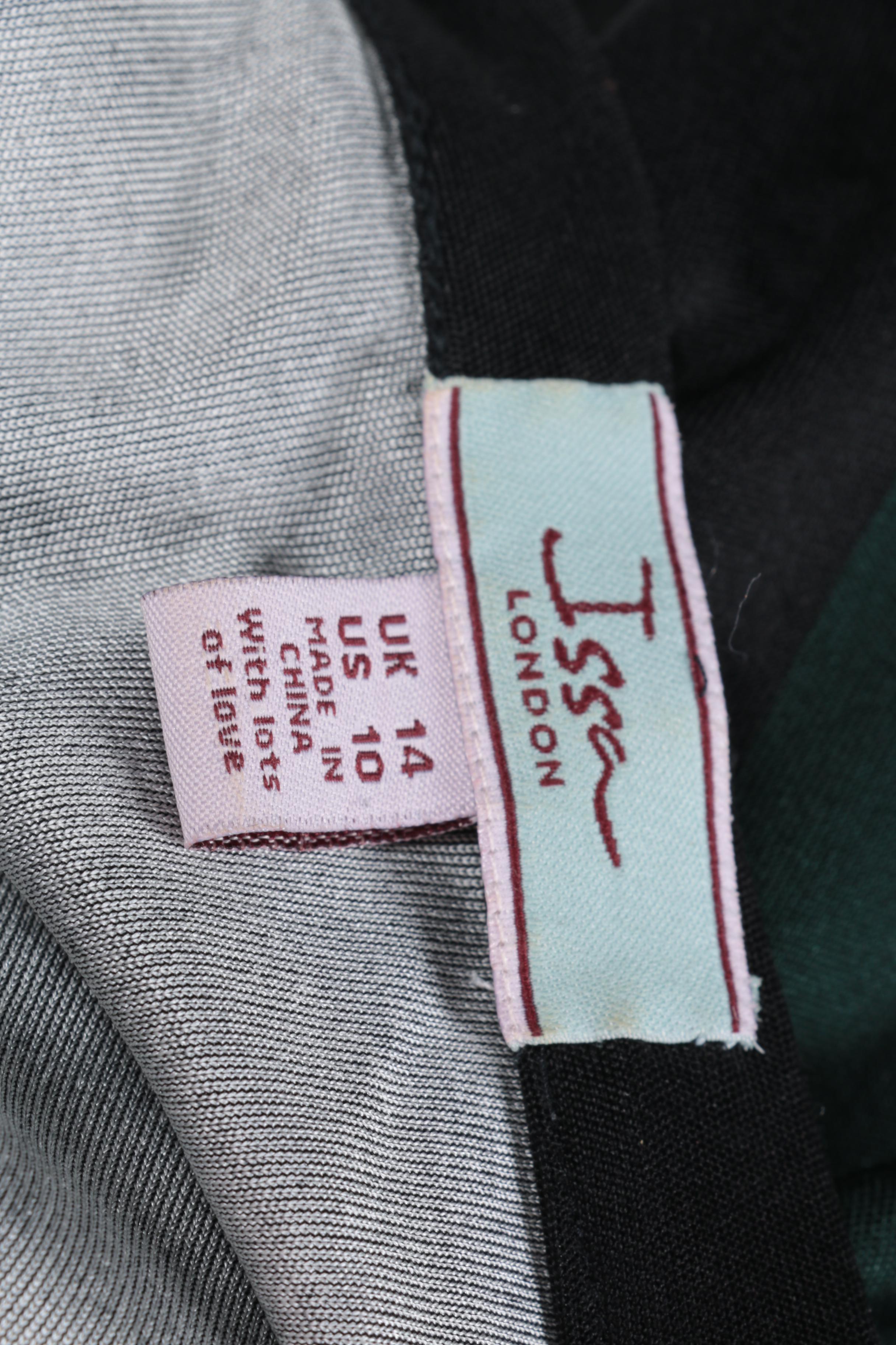 Issa Color Block Wrap Dress