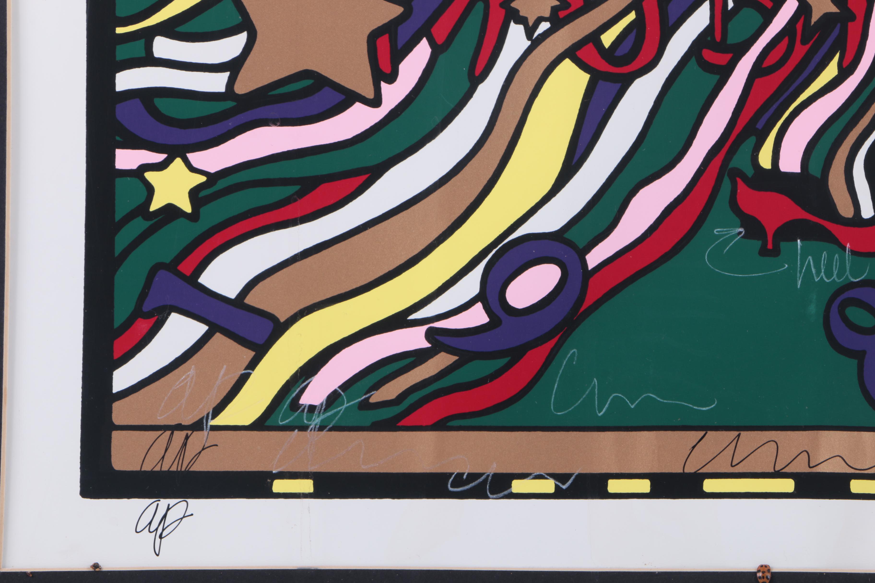 C.L. Cunningham Artist Proof Serigraph on Paper for "The Original Mardi Gras, 1986" in Mobile