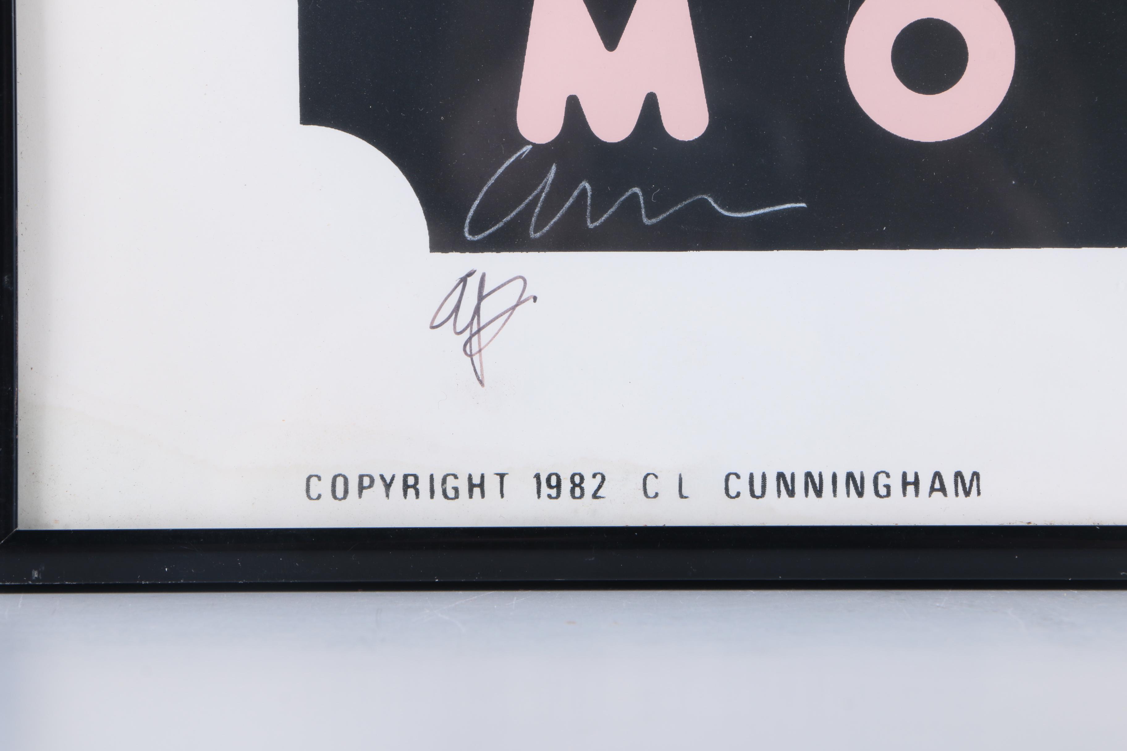 C.L. Cunningham 1982 Artist's Proof Serigraph "The Original Mardi Gras, Mobile, 1983"