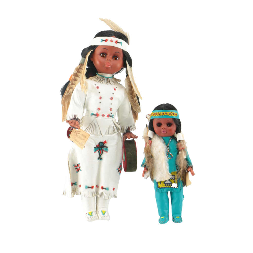 Carlson Dolls in Native American Costume