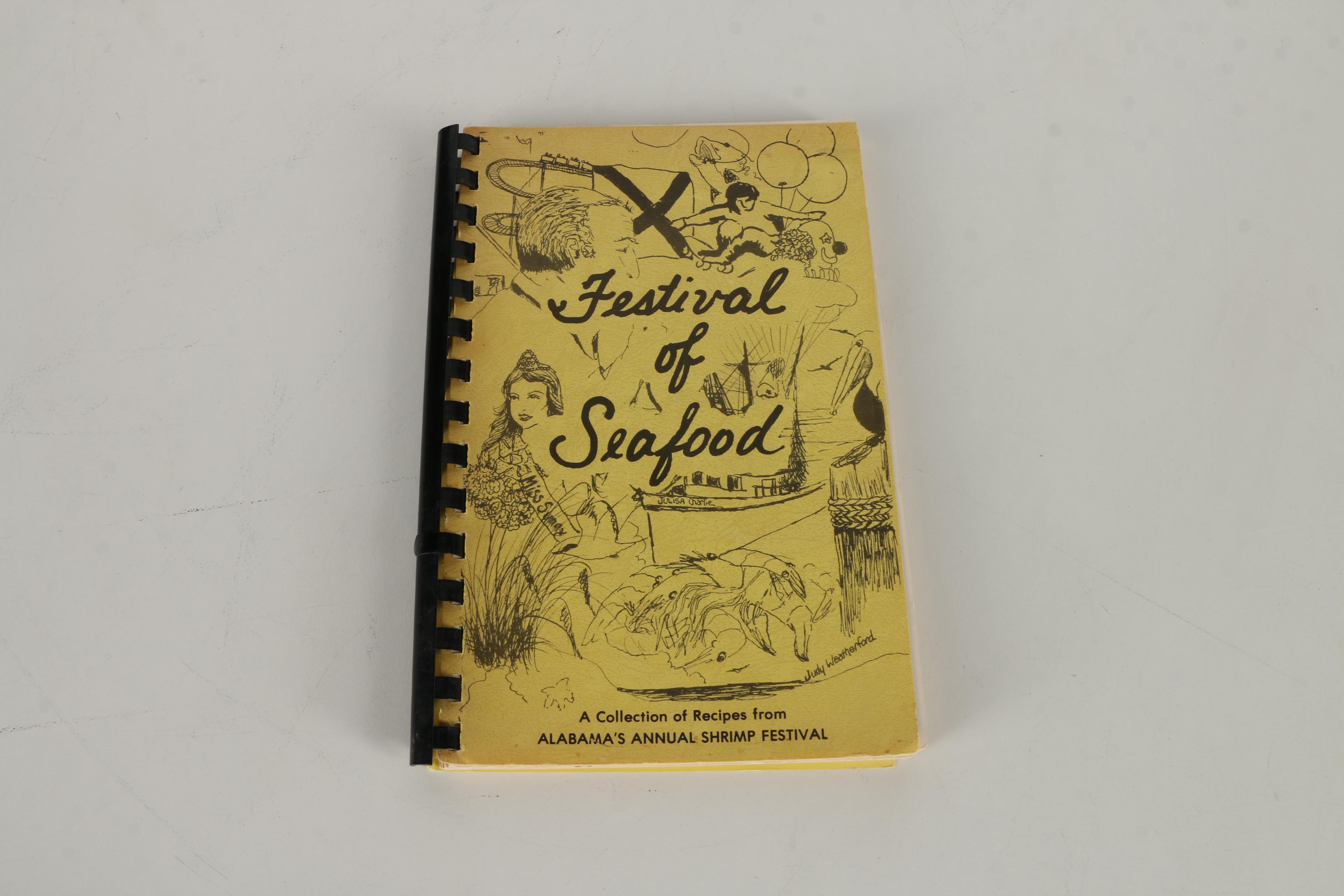 C.L. Cunningham Gulf Shore Shrimp Festival Print, Cookbook, and Apron