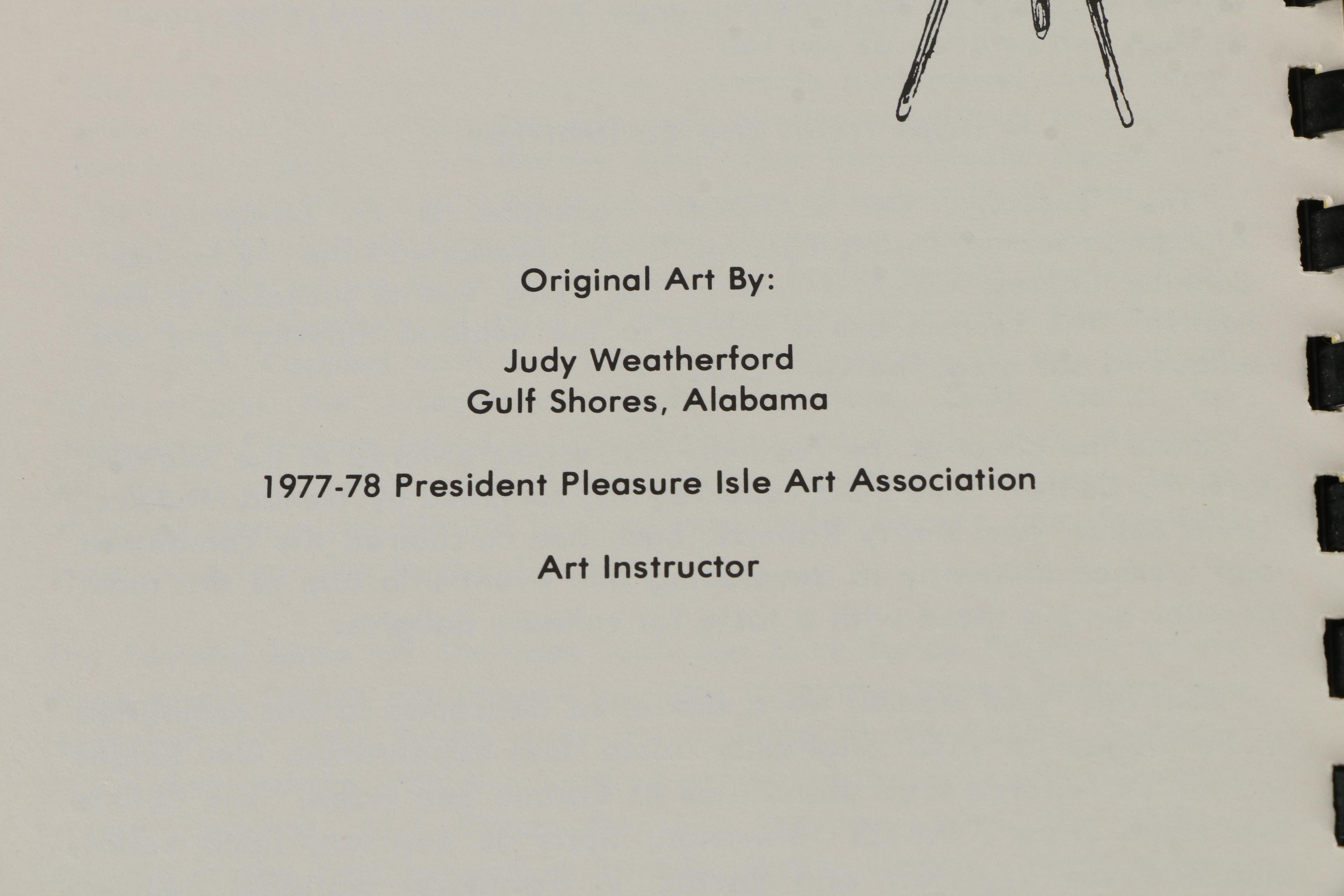 C.L. Cunningham Gulf Shore Shrimp Festival Print, Cookbook, and Apron