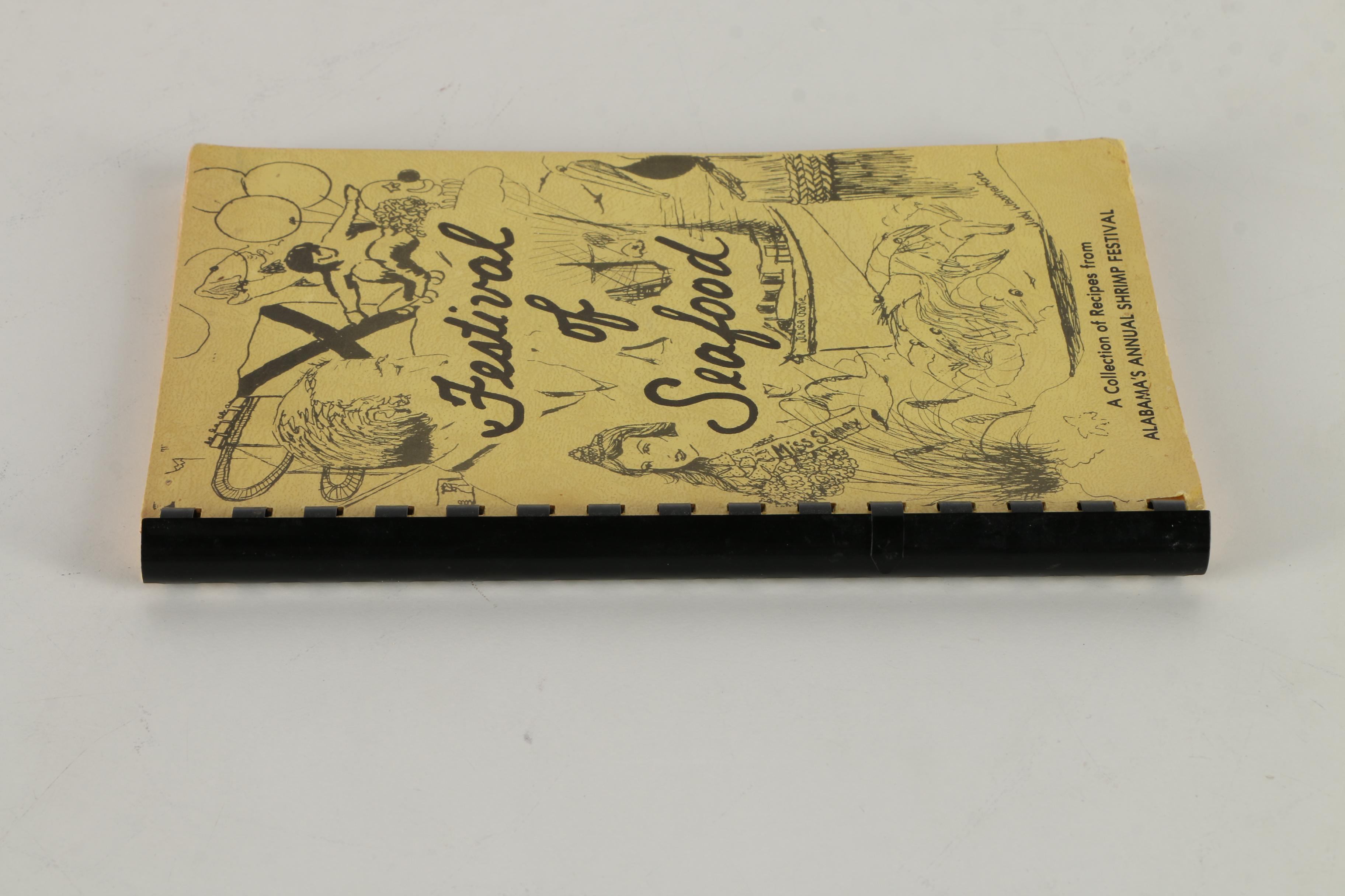 C.L. Cunningham Gulf Shore Shrimp Festival Print, Cookbook, and Apron