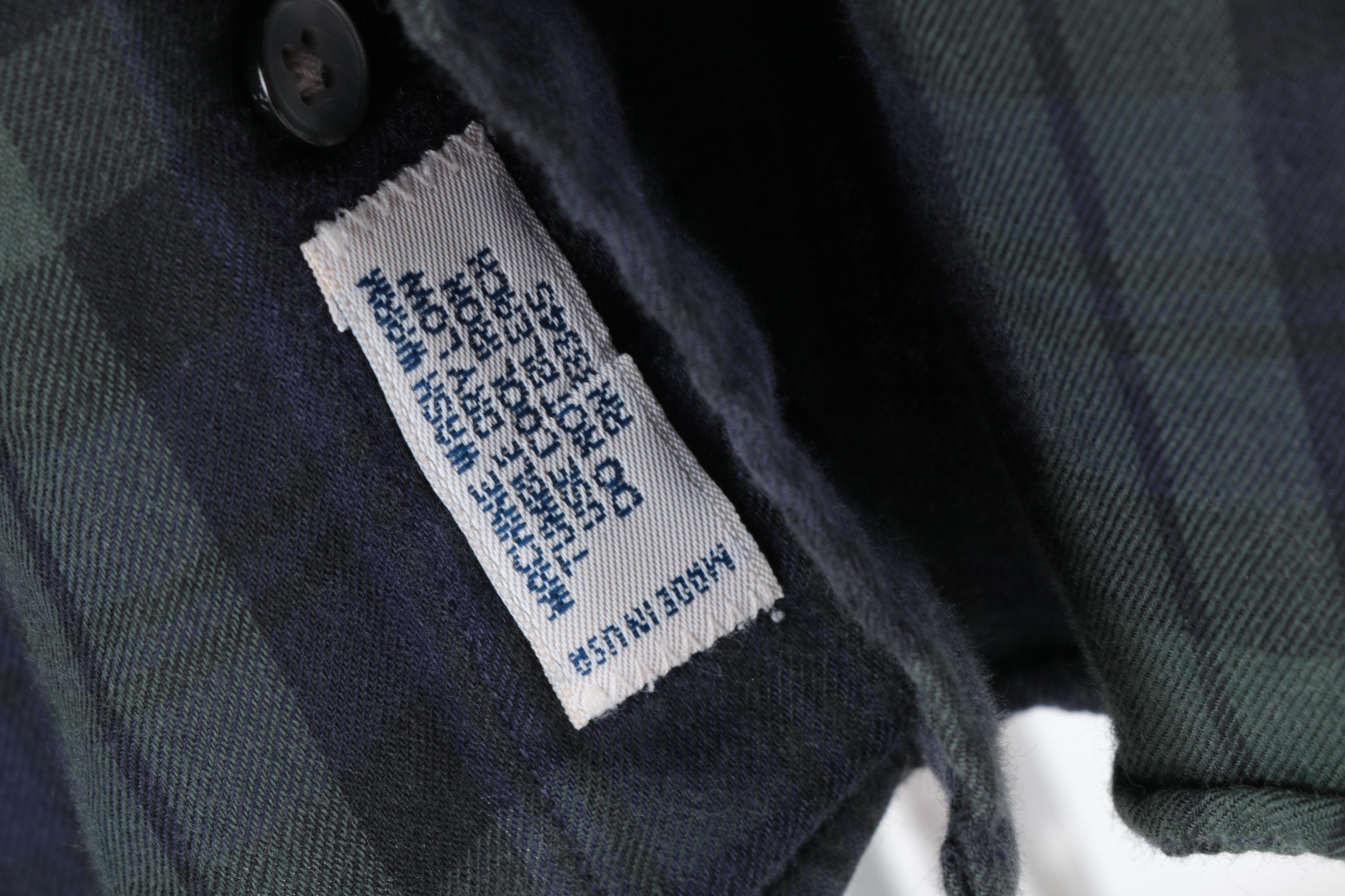 Men's Burberry Plaid Shirt