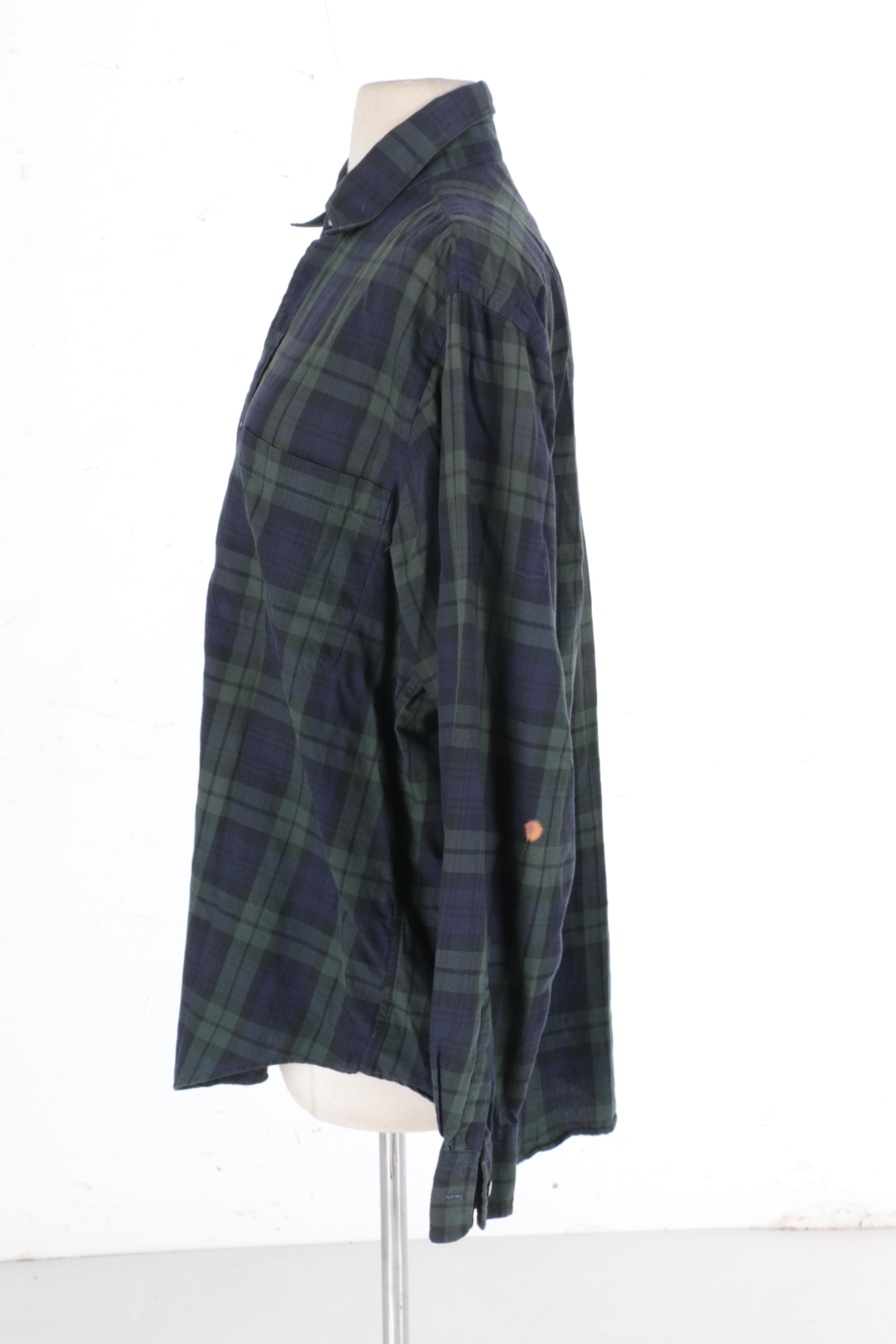 Men's Burberry Plaid Shirt
