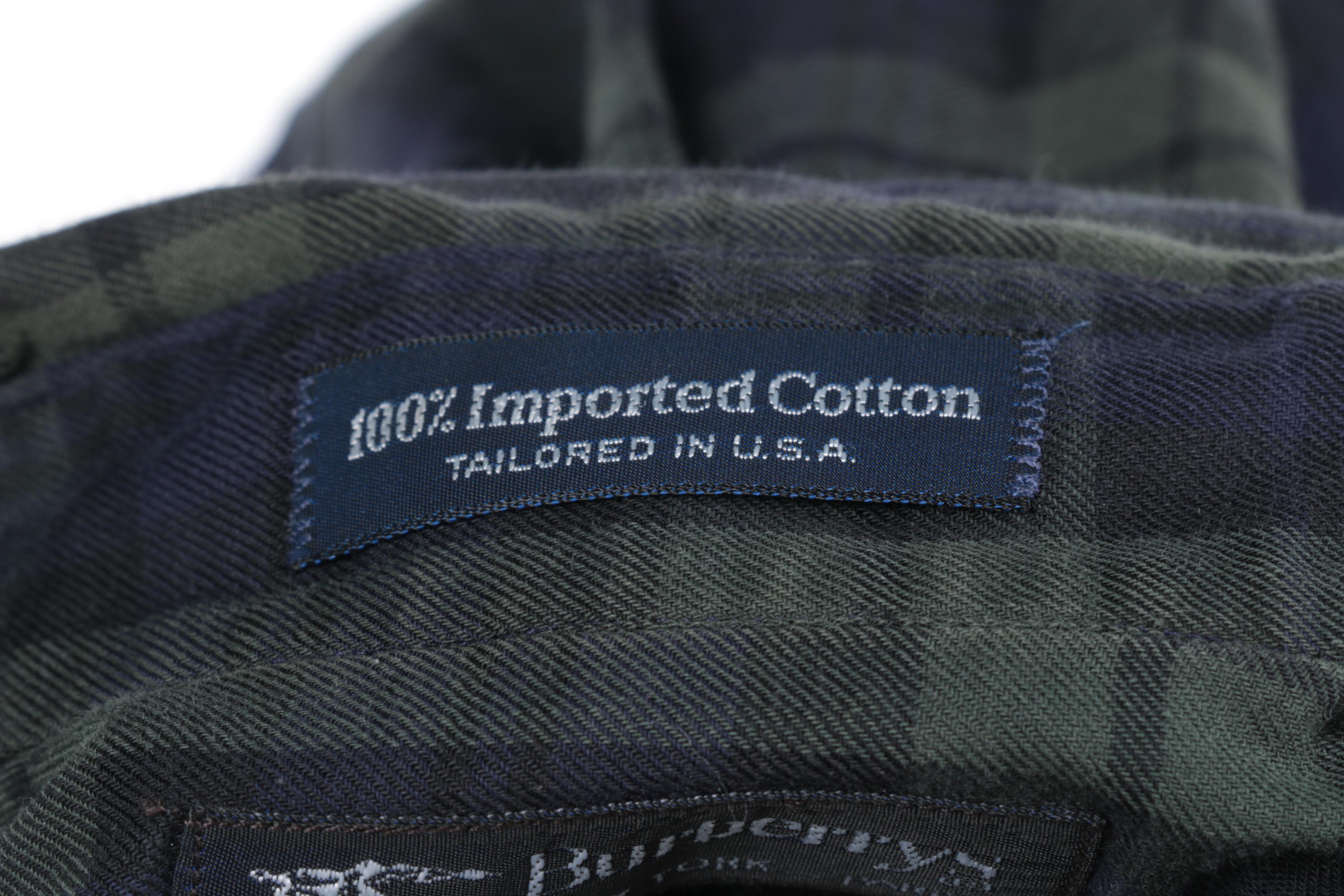 Men's Burberry Plaid Shirt