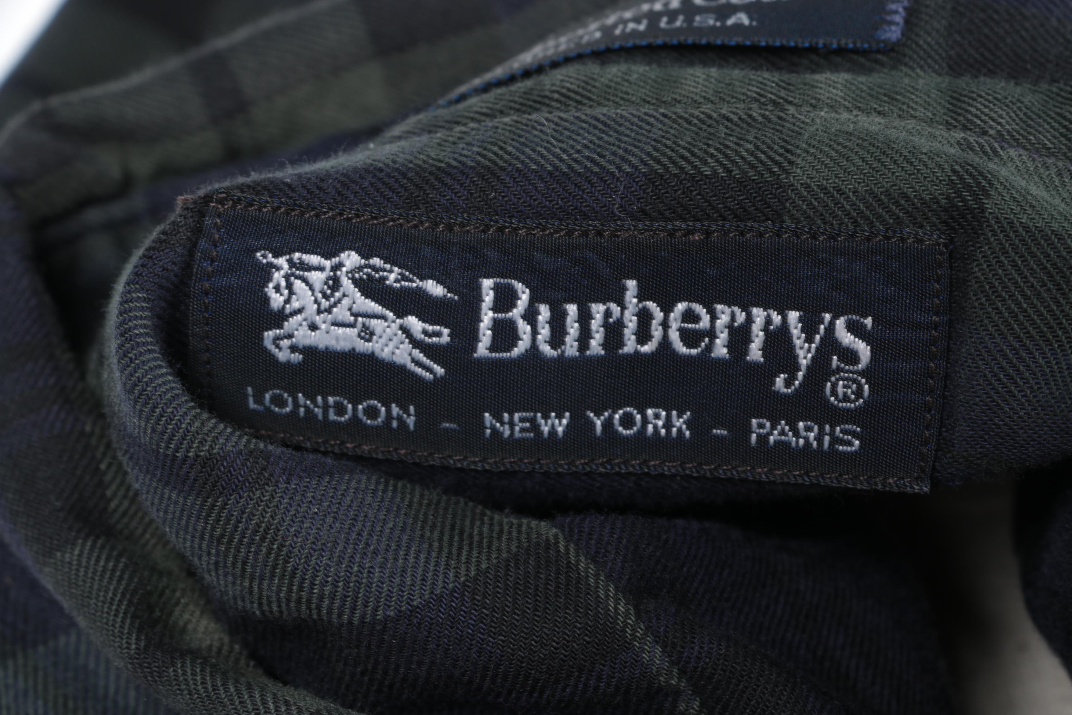 Men's Burberry Plaid Shirt