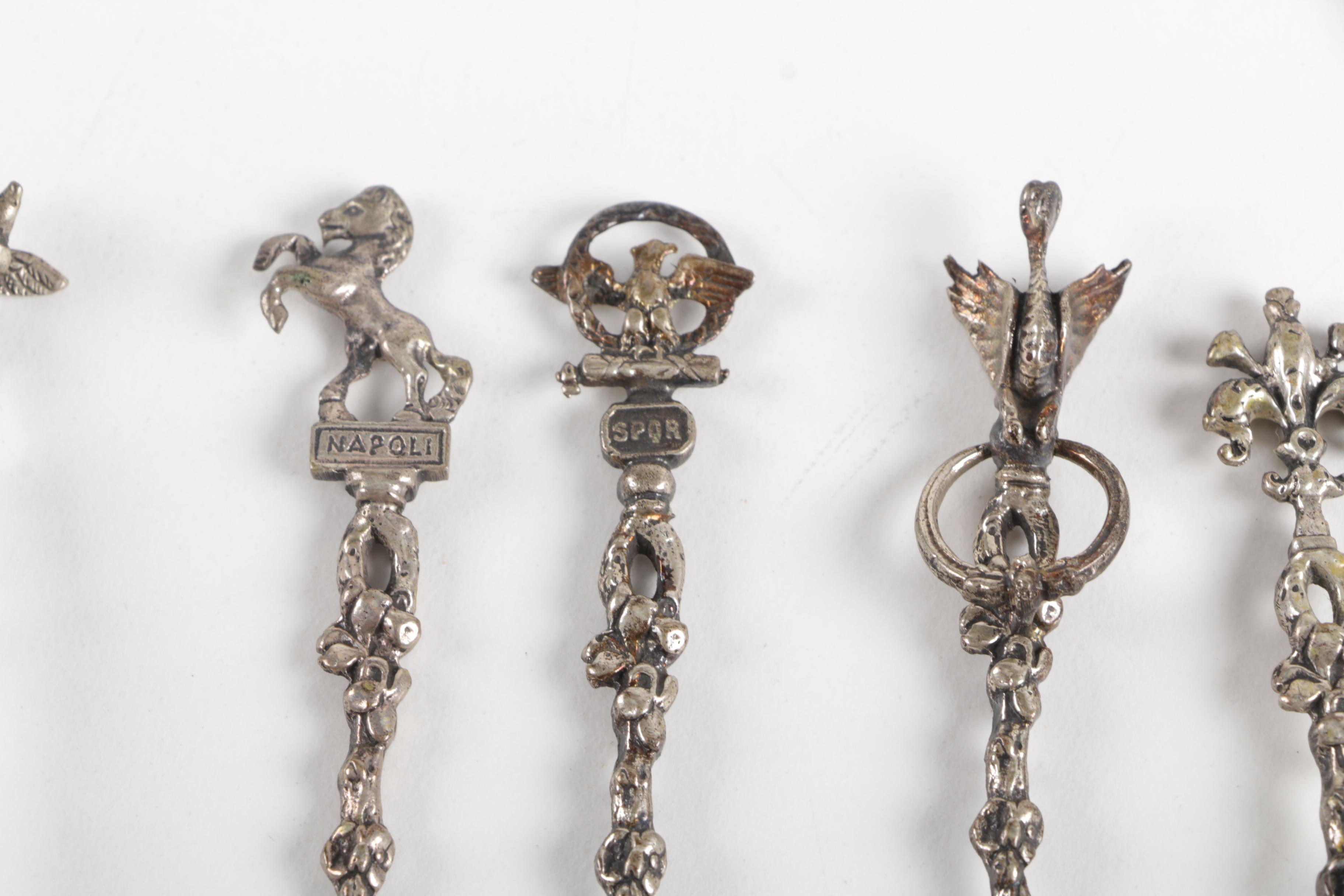 Italian 800 Silver Iced Tea Spoons