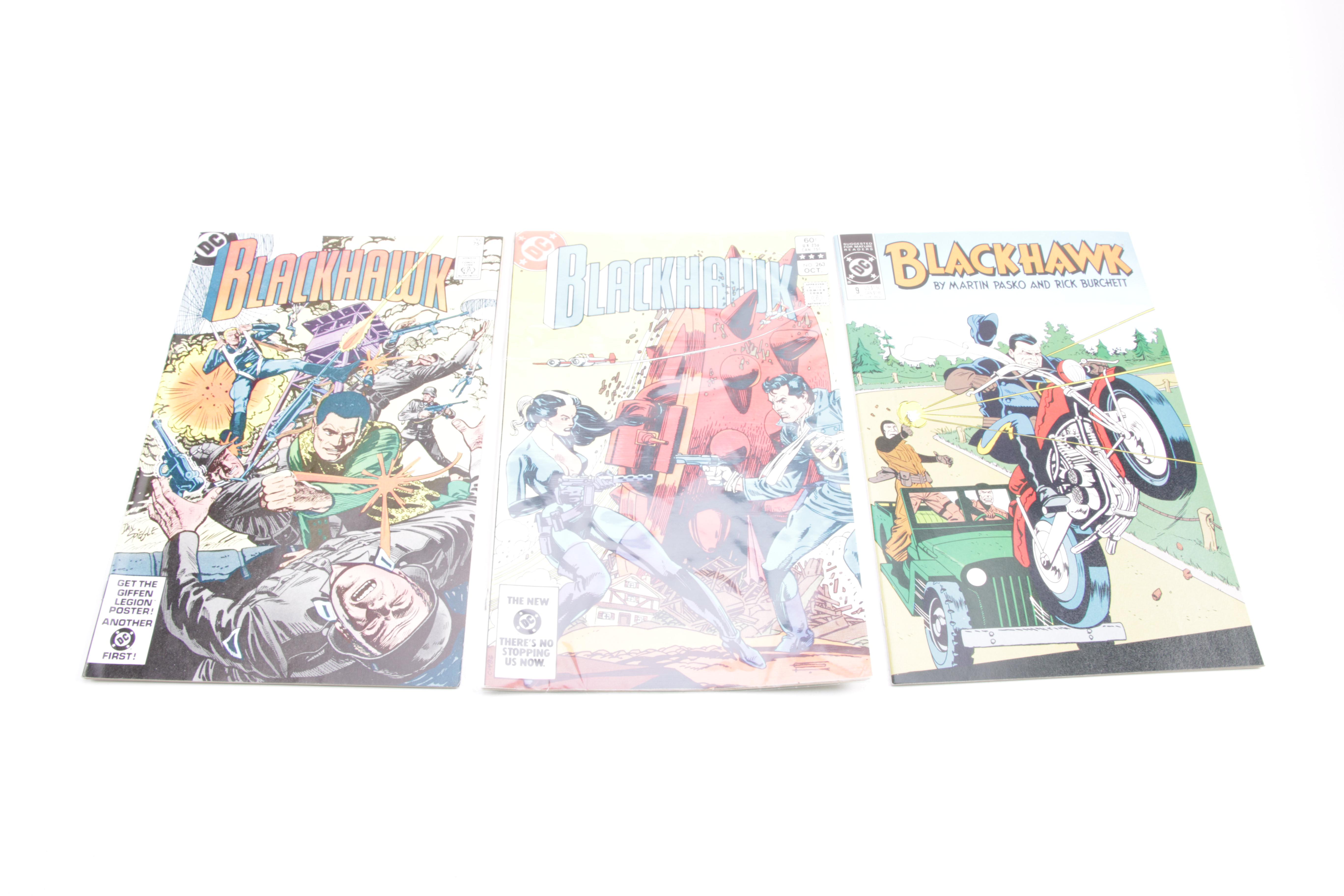 "Blackhawk" "'Mazing Man"and Other Modern Age DC Comics