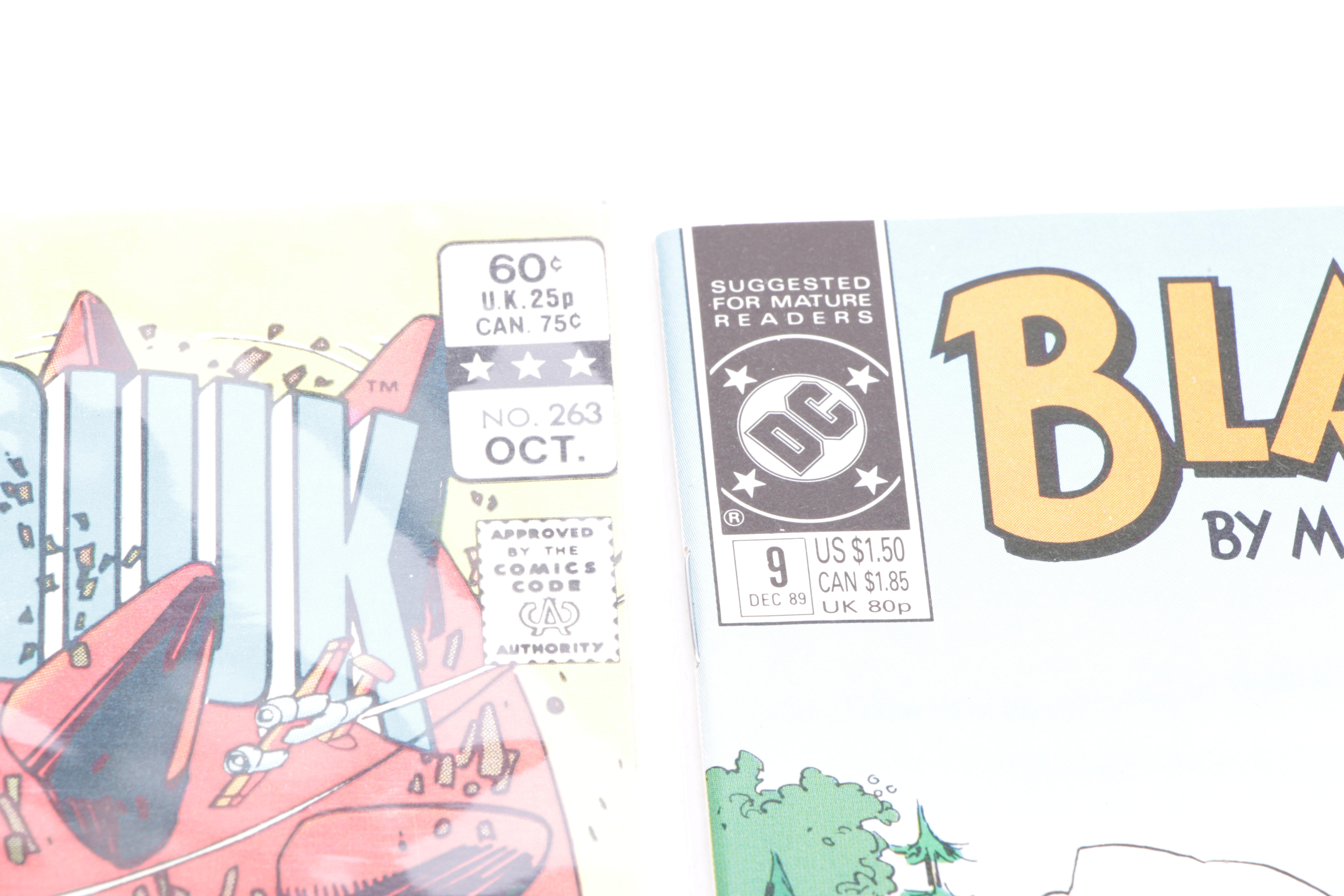 "Blackhawk" "'Mazing Man"and Other Modern Age DC Comics