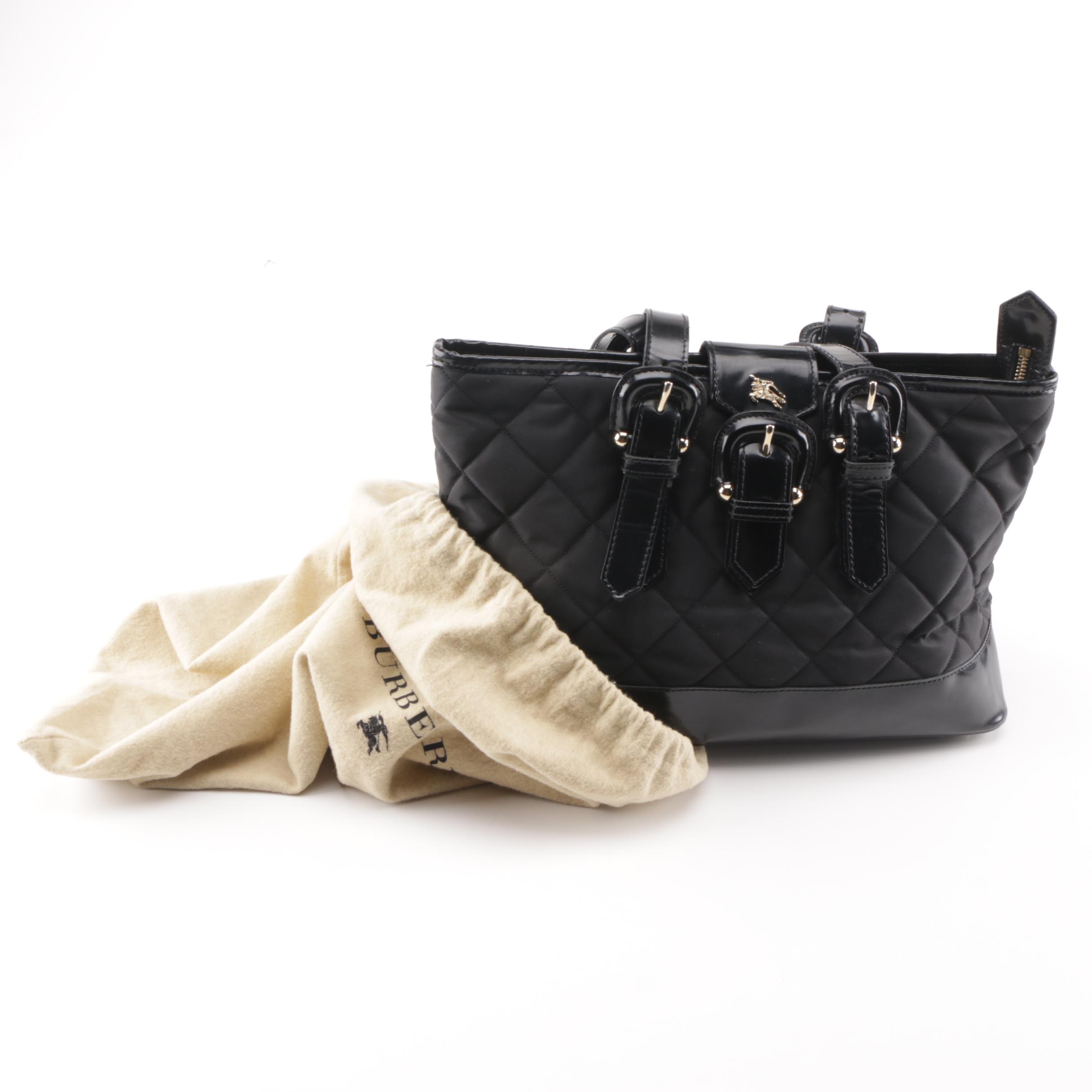 Burberry Quilted Nylon Tote