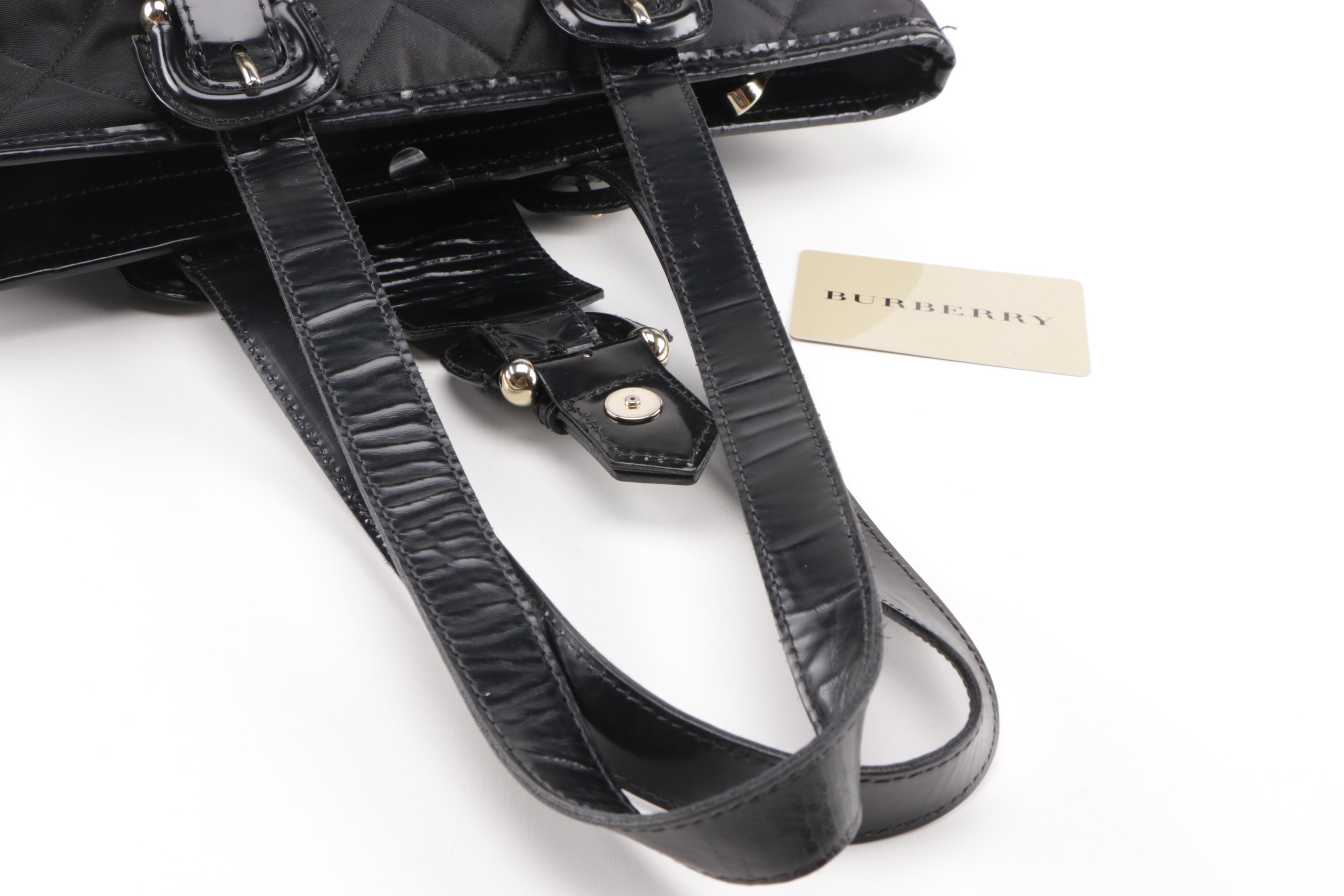 Burberry Quilted Nylon Tote