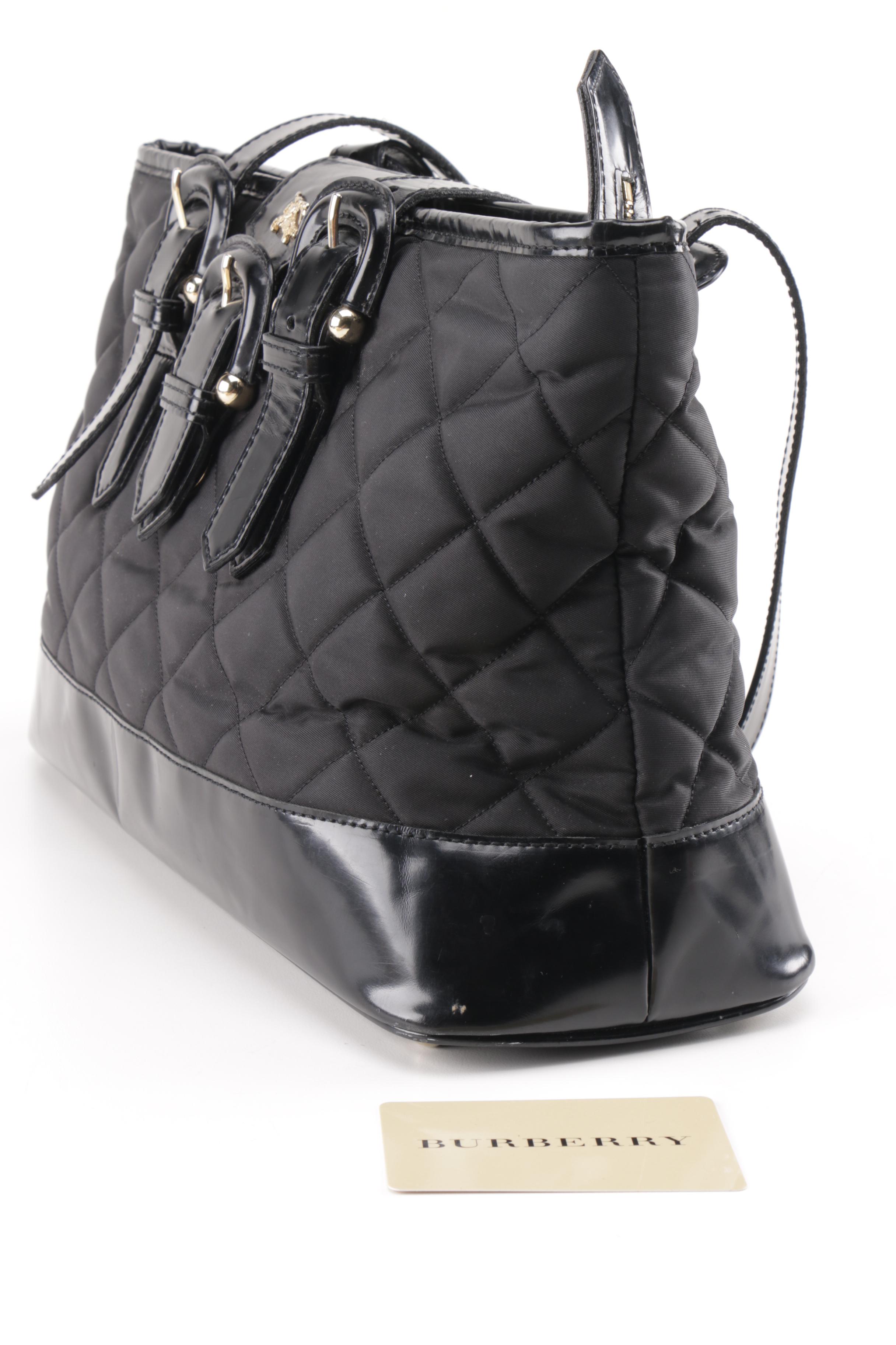 Burberry Quilted Nylon Tote