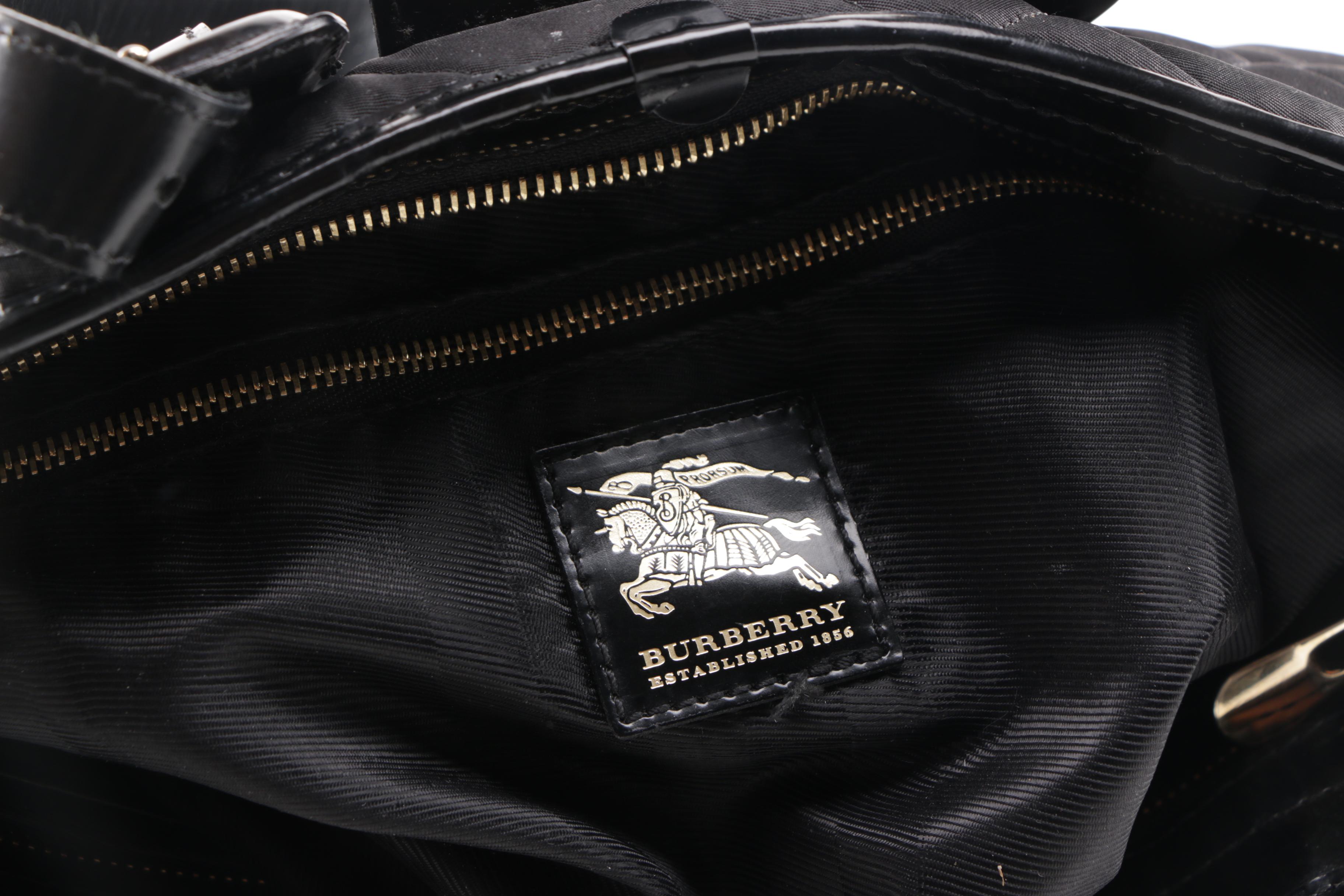 Burberry Quilted Nylon Tote