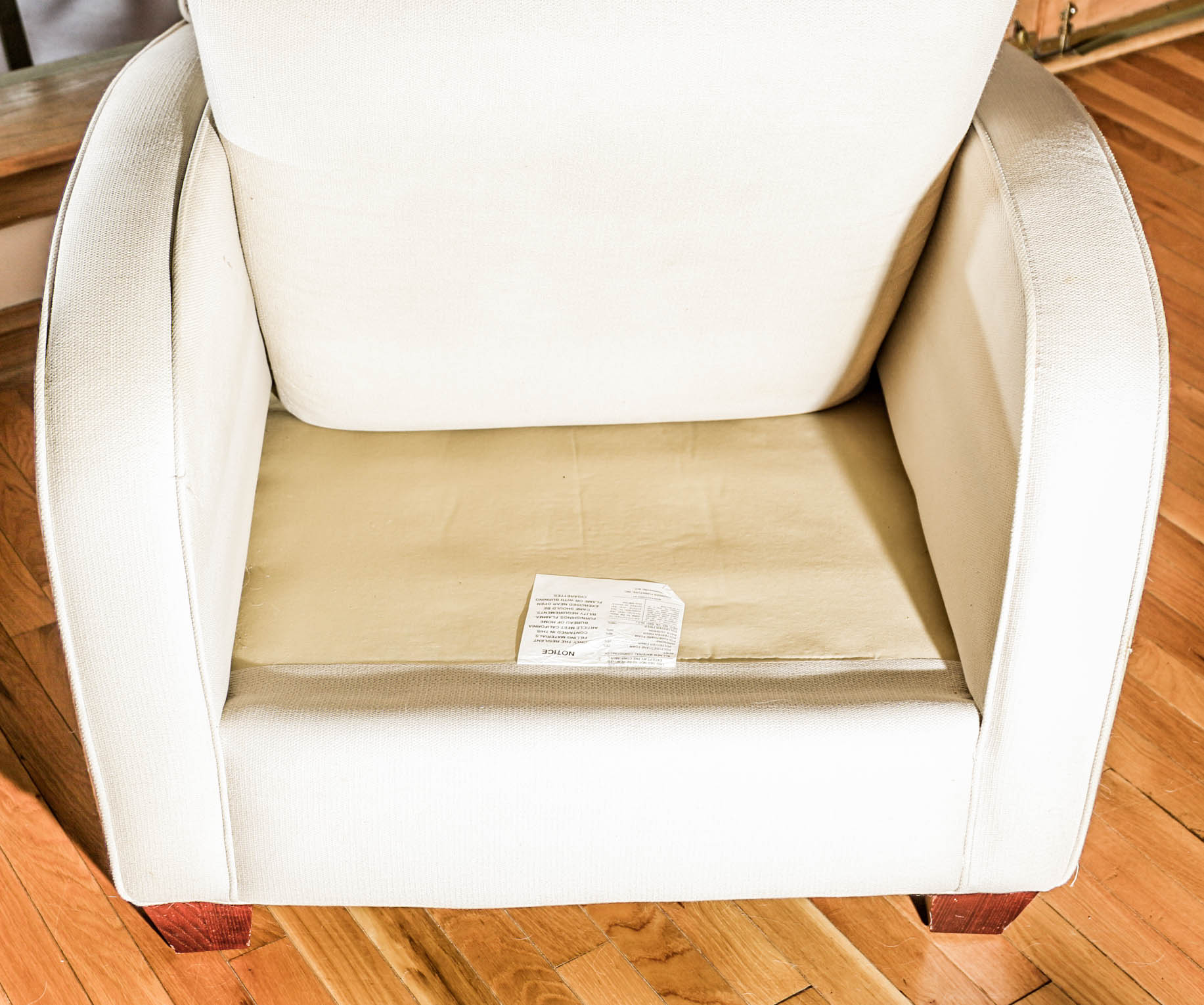 Pair of Contemporary Upholstered Lounge Chairs