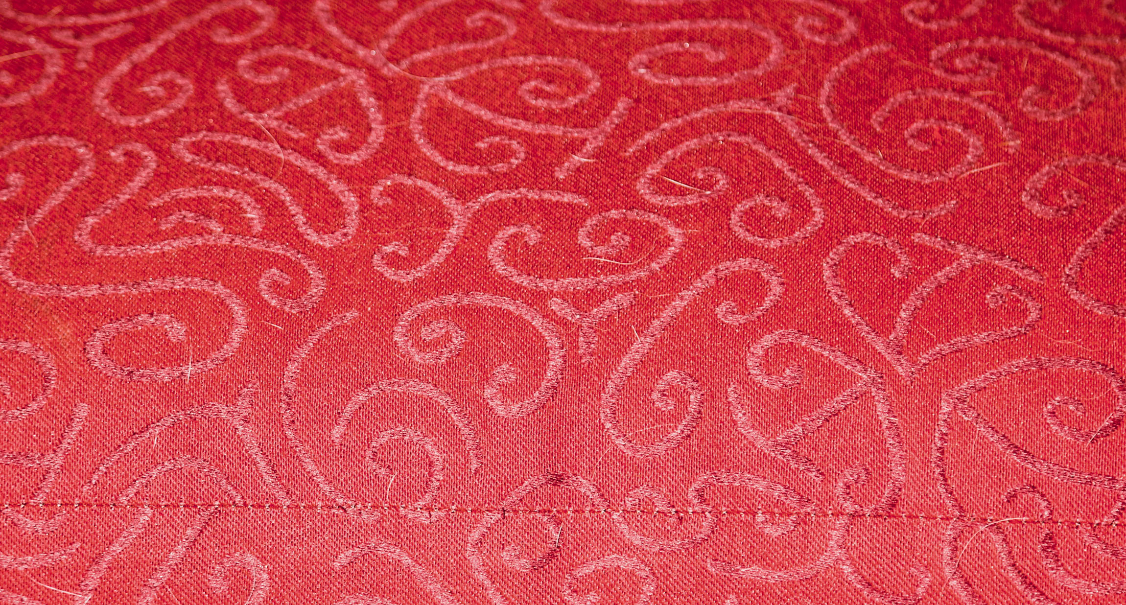 Contemporary Style Sofa in Red