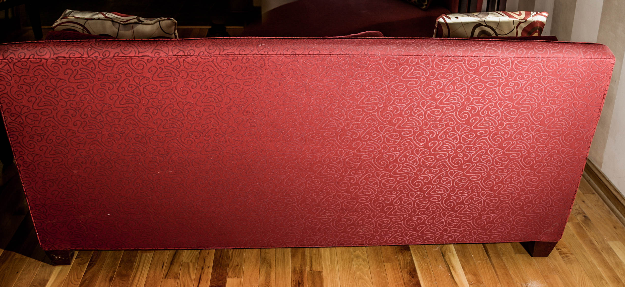 Contemporary Style Sofa in Red