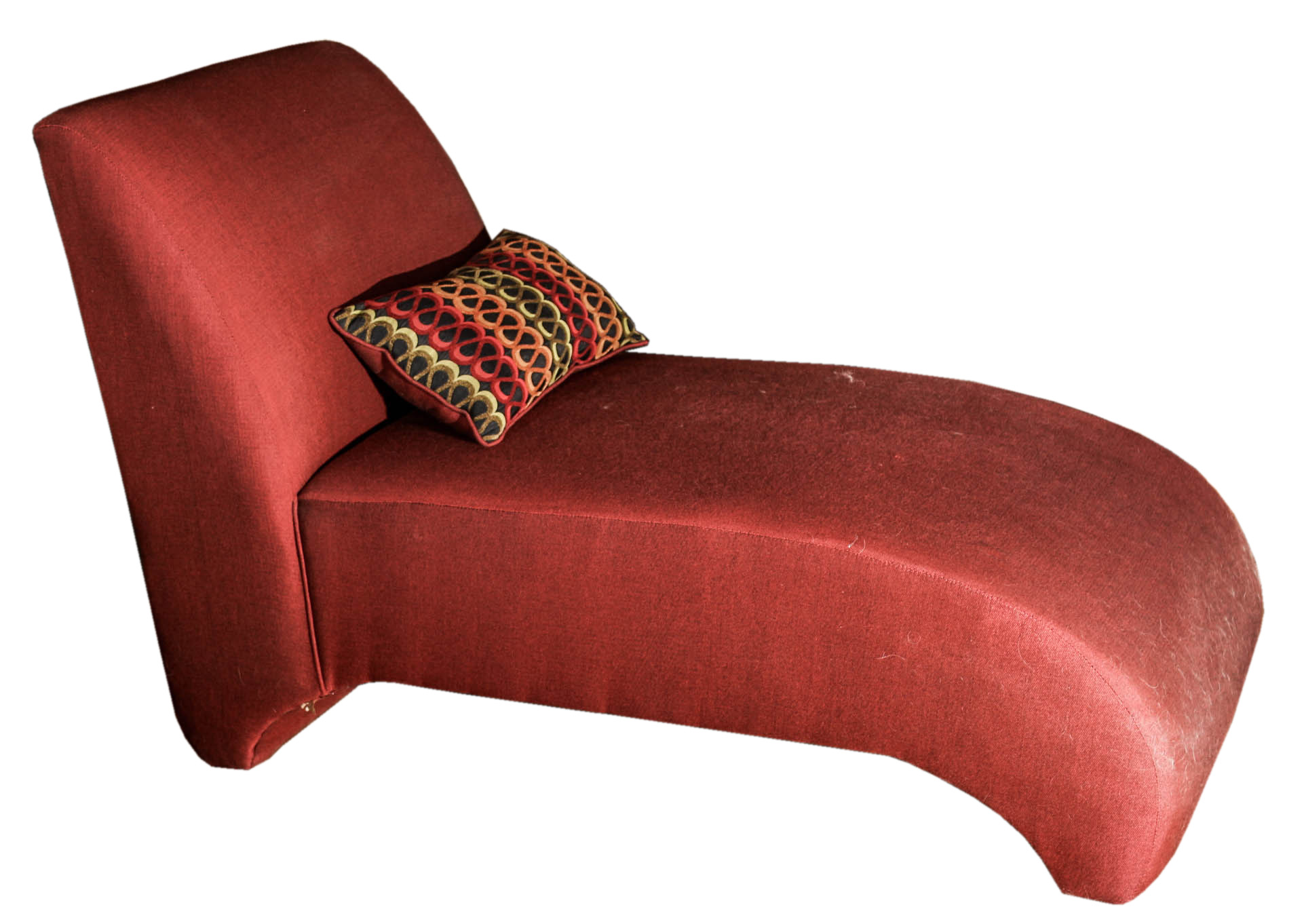 Modern Style Red Chaise Lounge