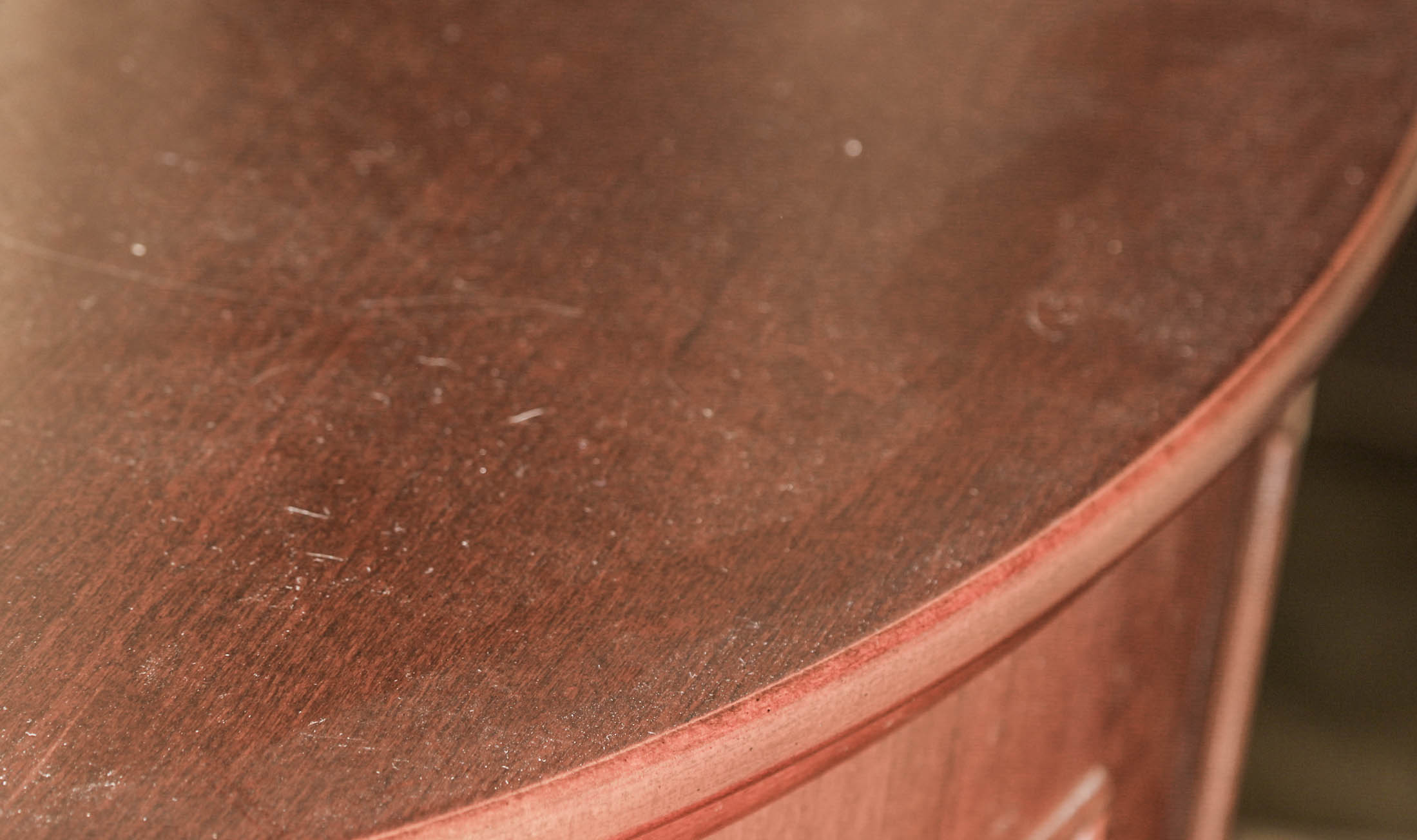 Bombe Style Wooden Bar Cabinet