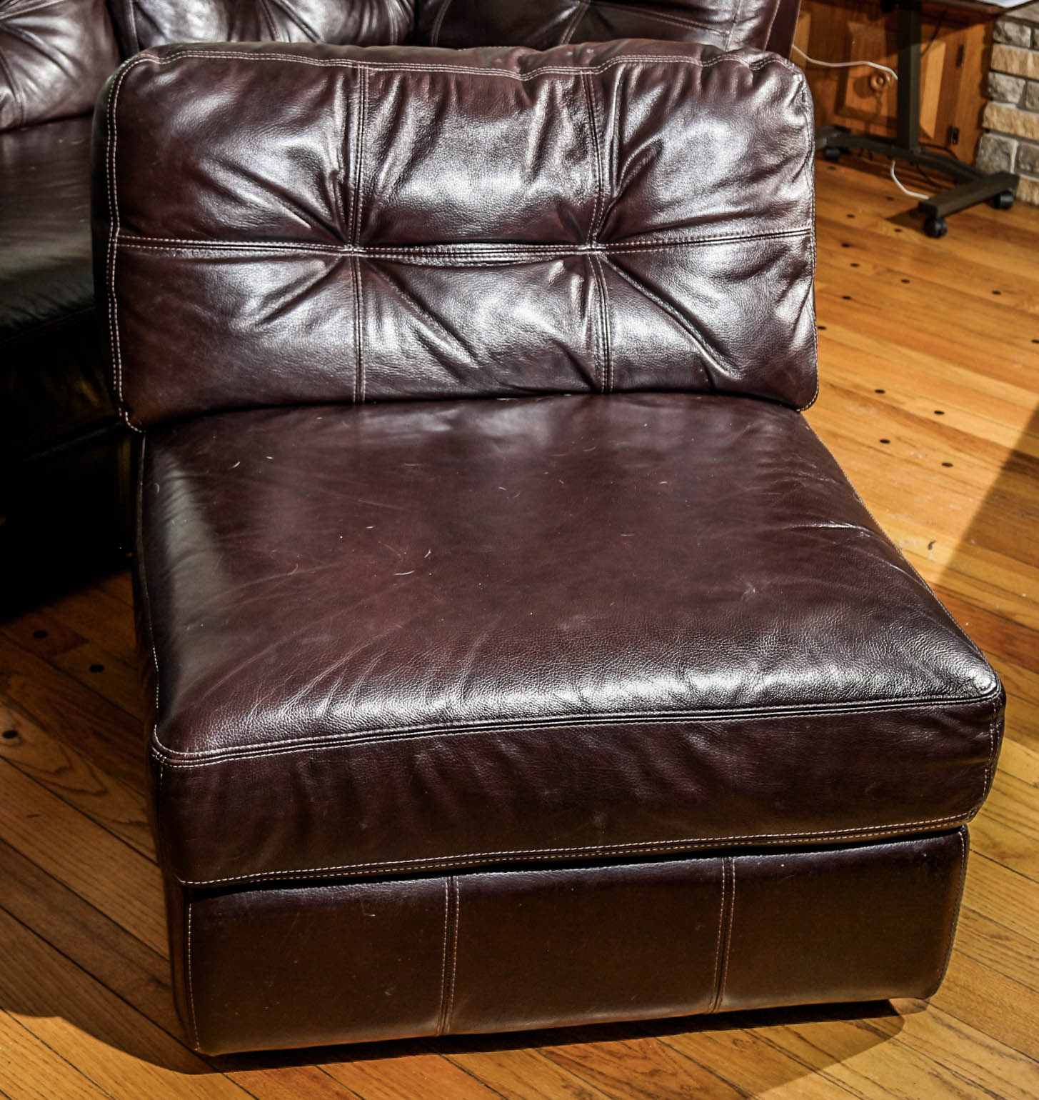 Leatherette Sectional Sofa